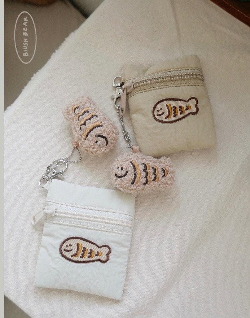🦦smile taiyaki airpods 刺繡鋪棉保護套