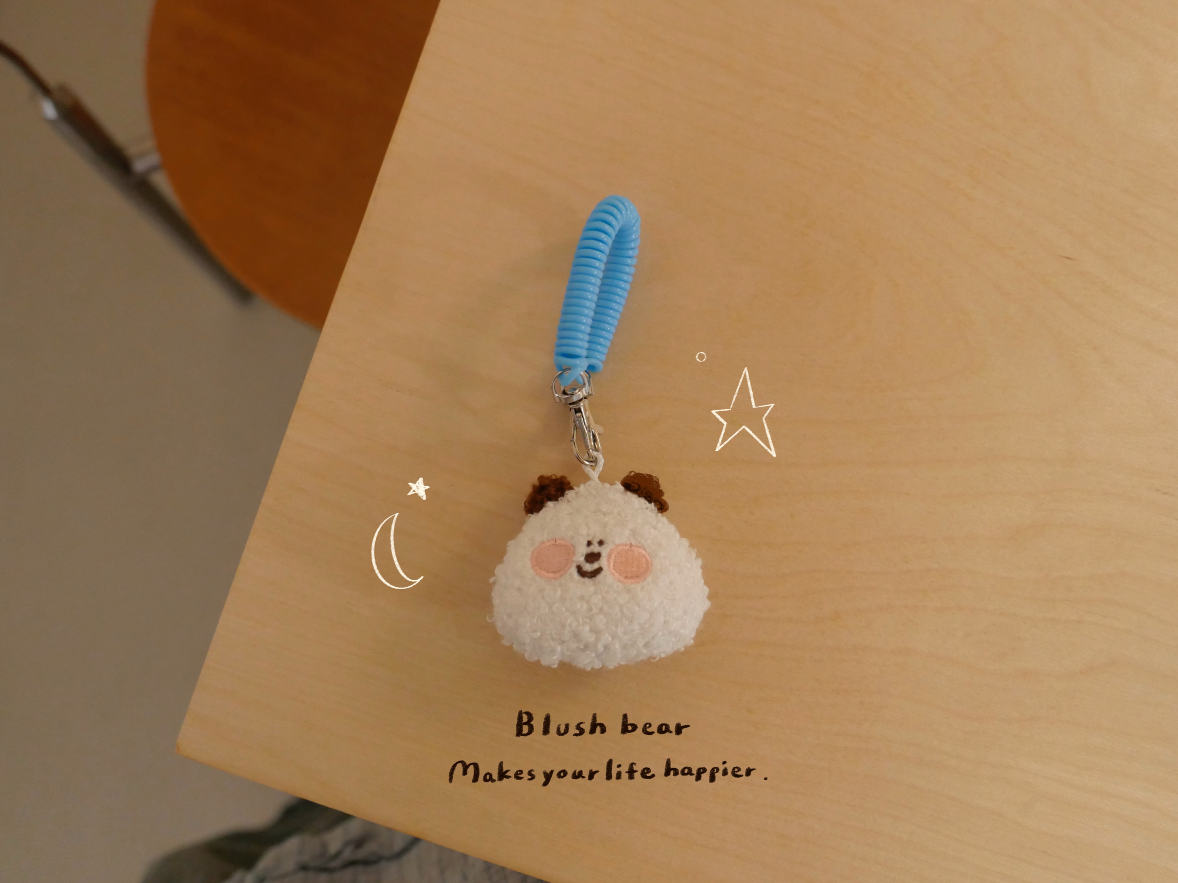 Blush bear電話線鑰匙圈🐻