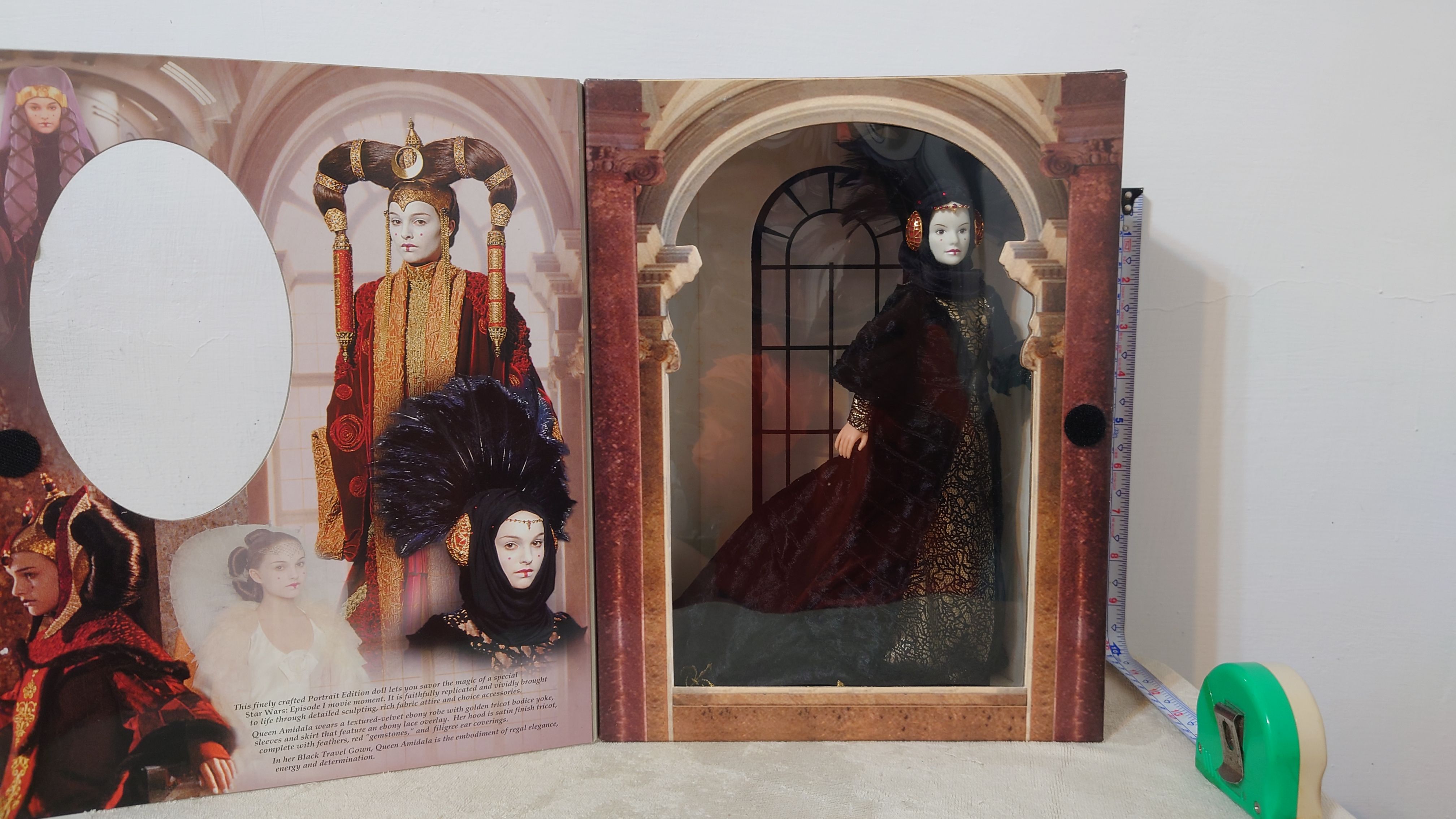 Hasbro 孩之寶 StarWars 星際大戰首部曲 艾米達拉佩咪女王黑色旅行禮服 61774 絕版