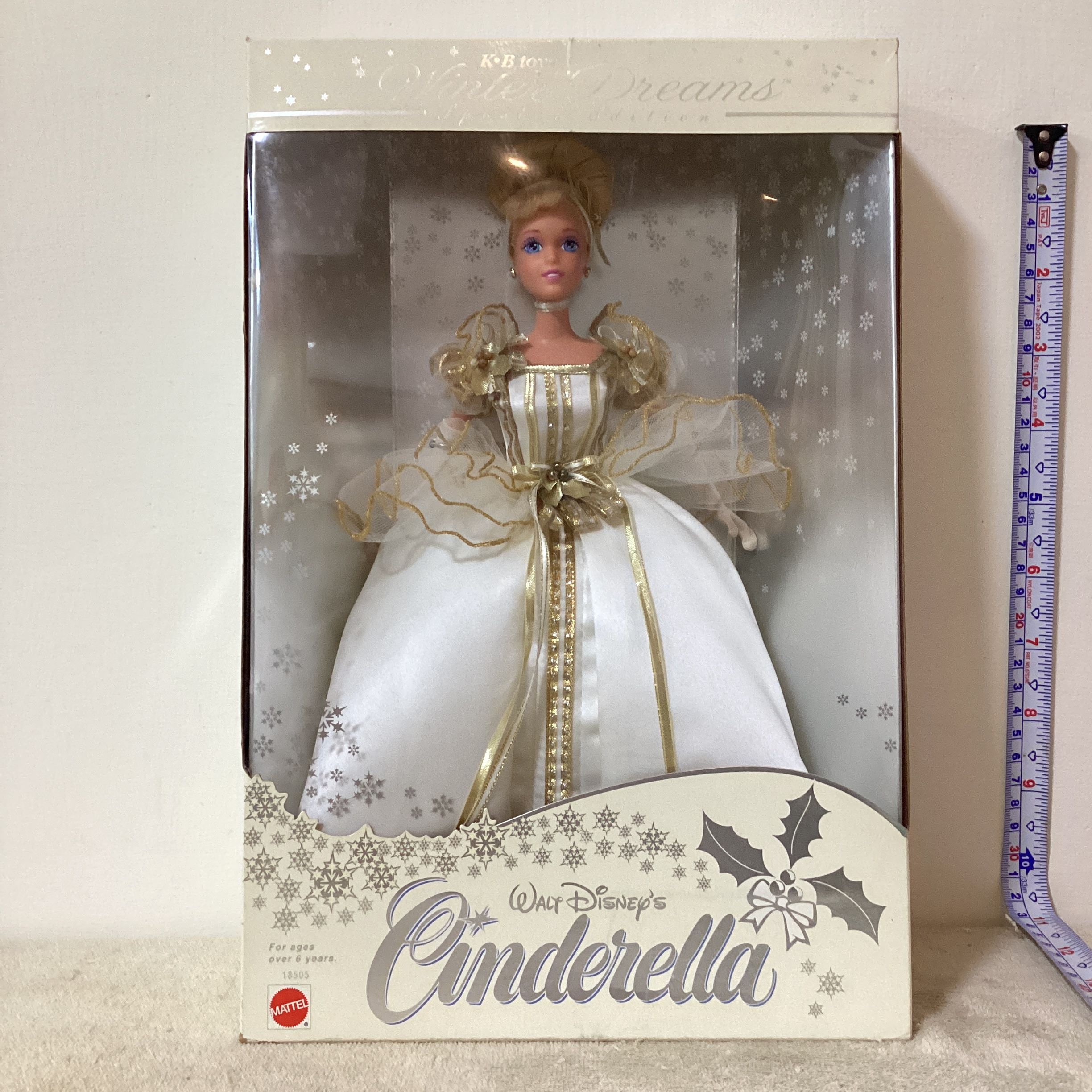 Barbie 芭比 灰姑娘仙朵瑞拉 Cinderella 迪士尼聯名 Disney 冬季夢幻 18505 特別版 絕版