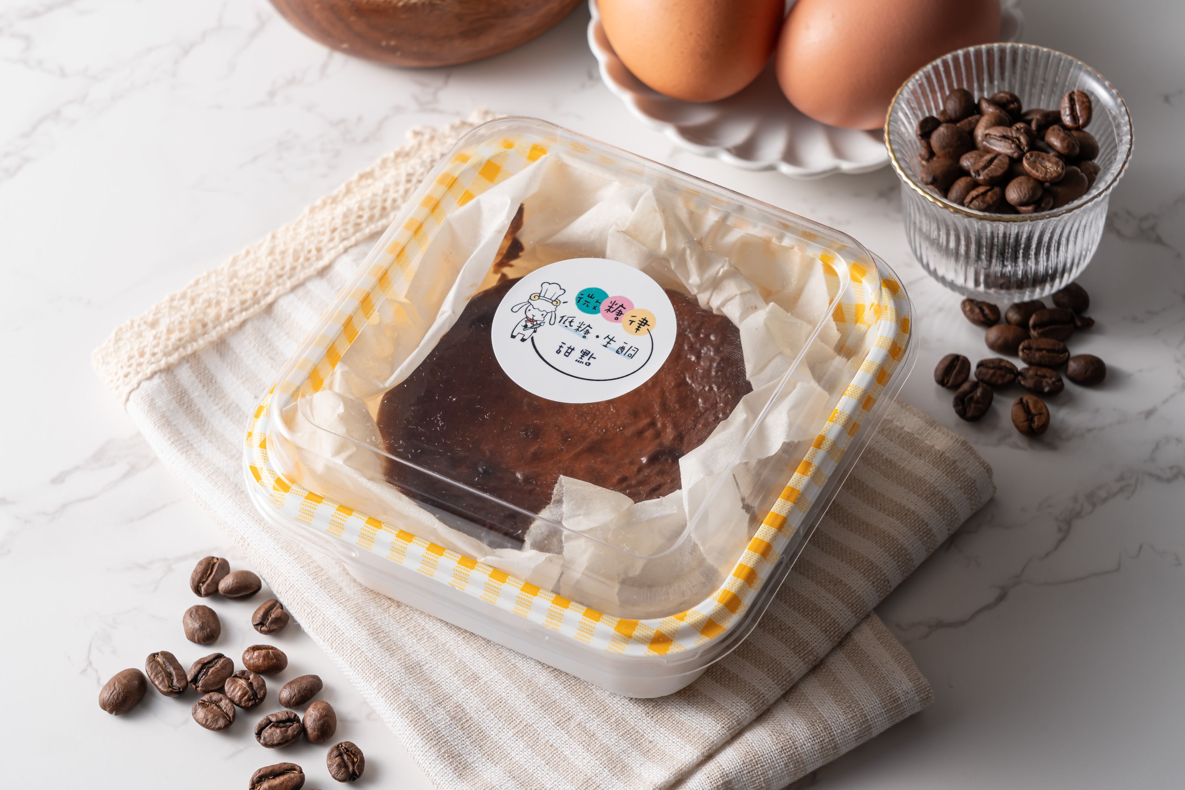 微糖律生酮巴斯克焦香起士蛋糕（原味/可可/咖啡/4吋）