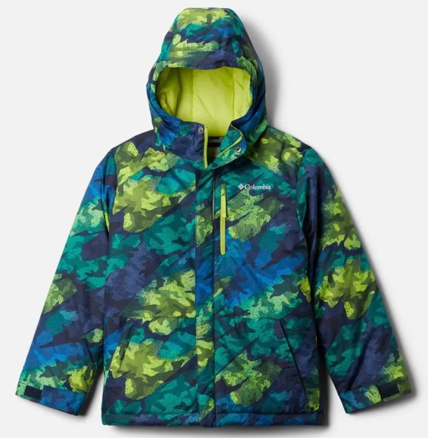 現貨供應Columbia - 防風防水滑雪外套-黃綠色