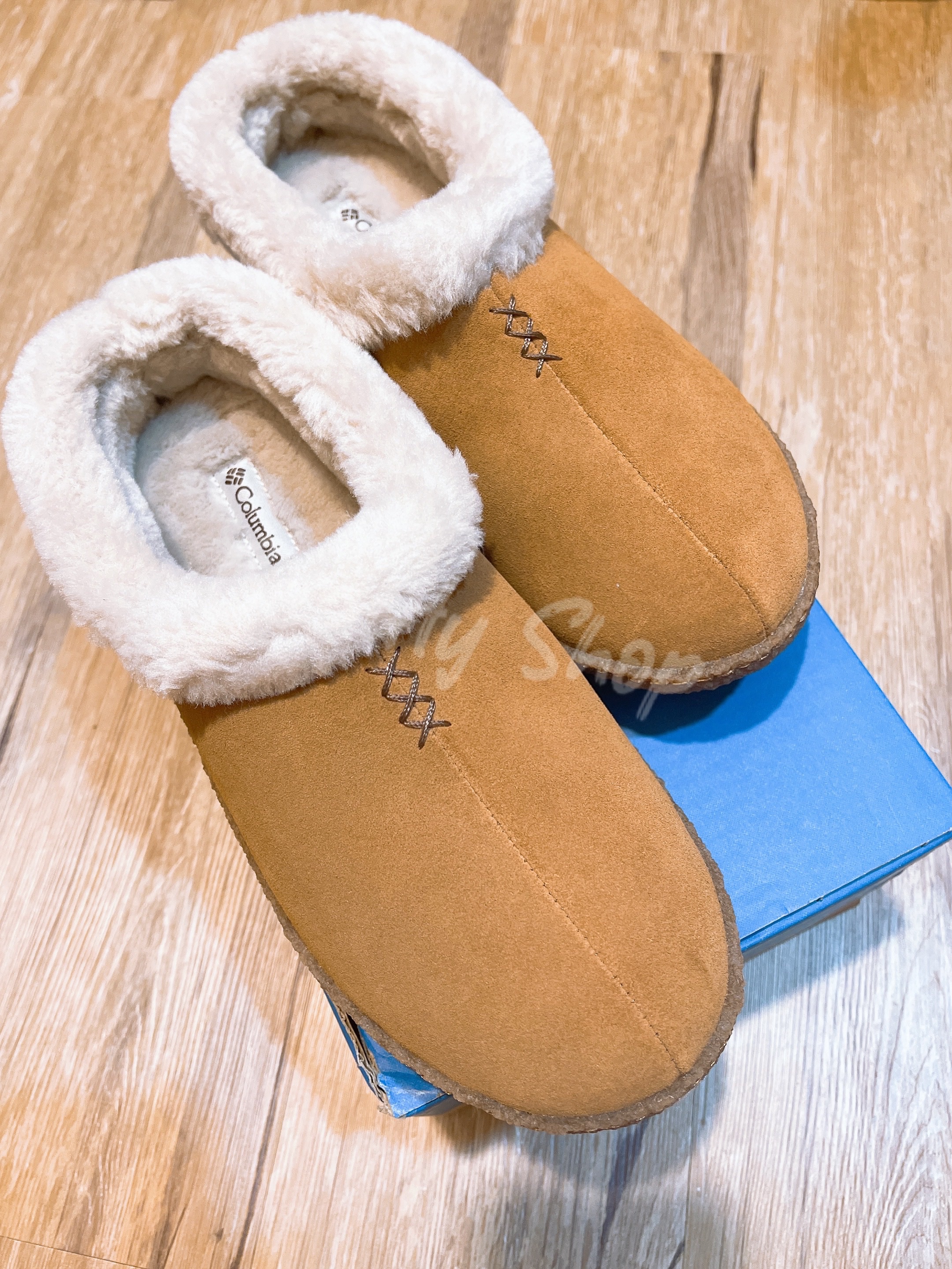 ［國外限量代購］Columbia 暖毛拖 US8