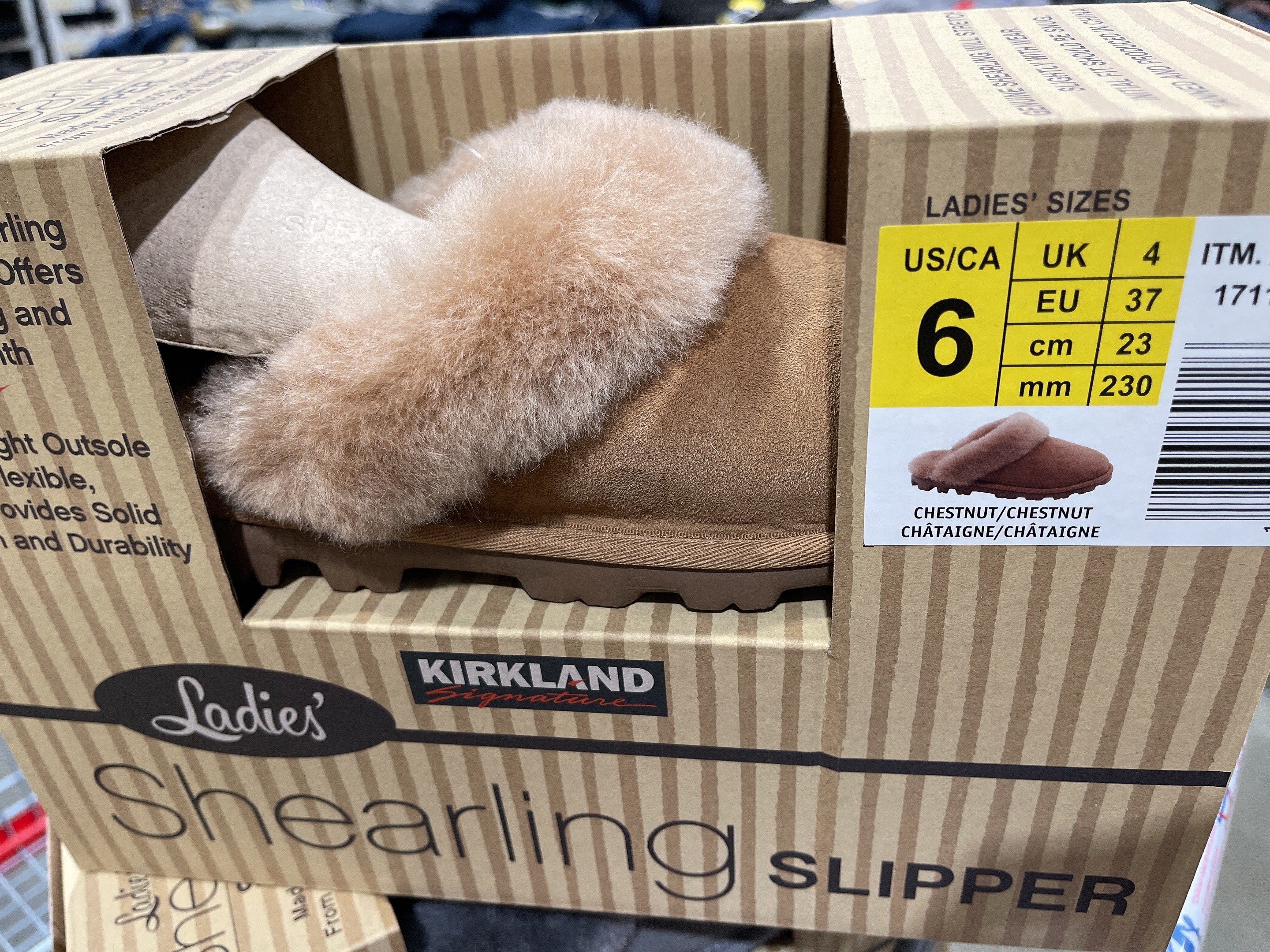 【✈️🇯🇵COSTCO JAPAN國外限量代購】Kirkland Signature 女士羊毛拖鞋