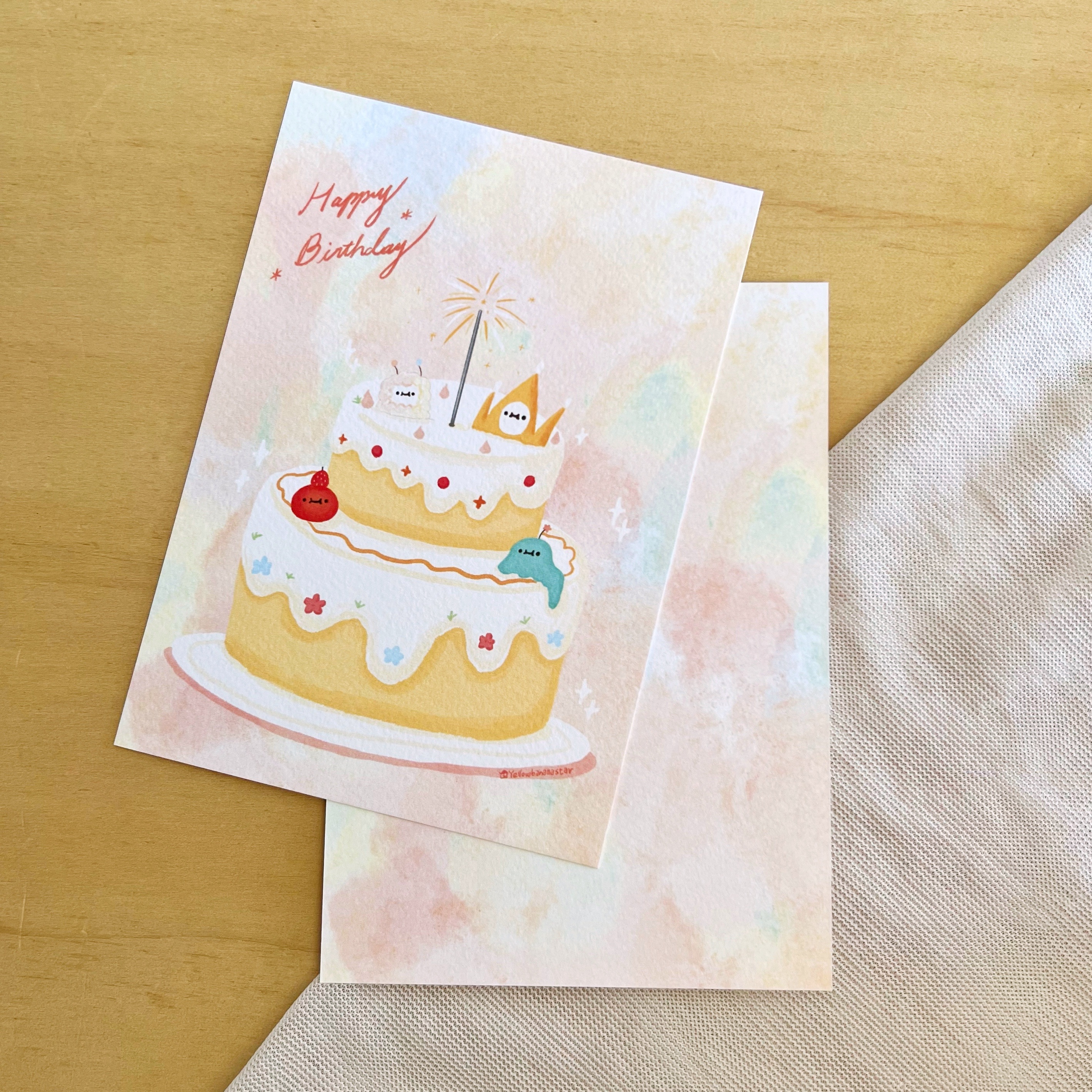 ✦ Happy Birthday ✦ 明信片