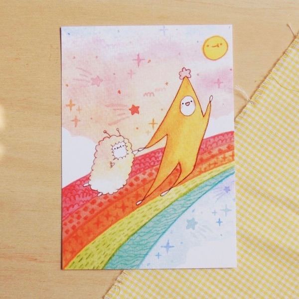 ✦ 一起 ✦ 明信片