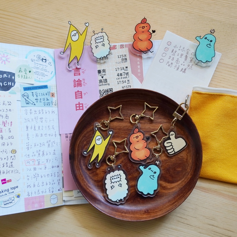✦ 讚讚的 ✦ 壓克力 吊飾 夾子 磁鐵 別針（現+預）