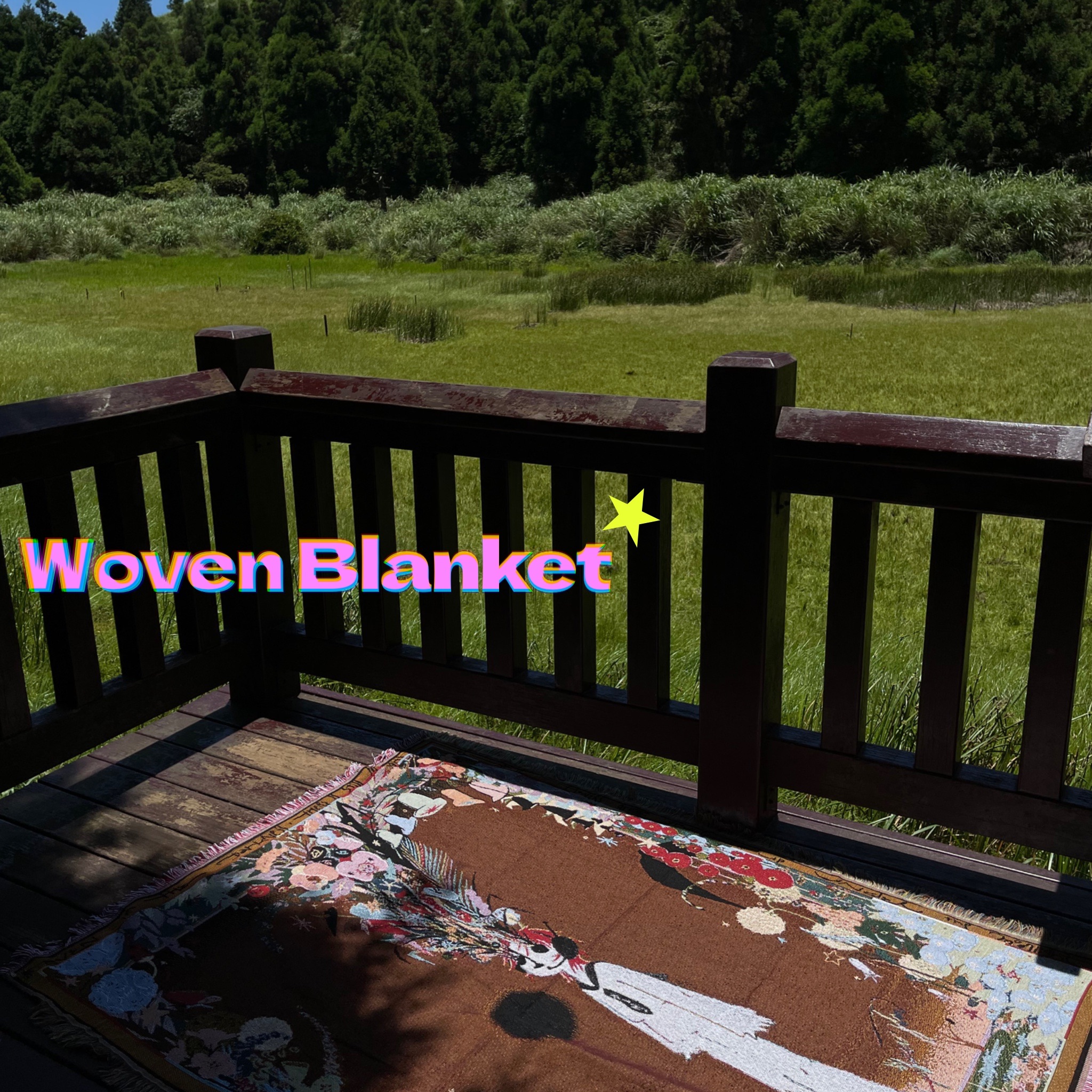 Those that flourish  in the darkness woven blanket 花毯