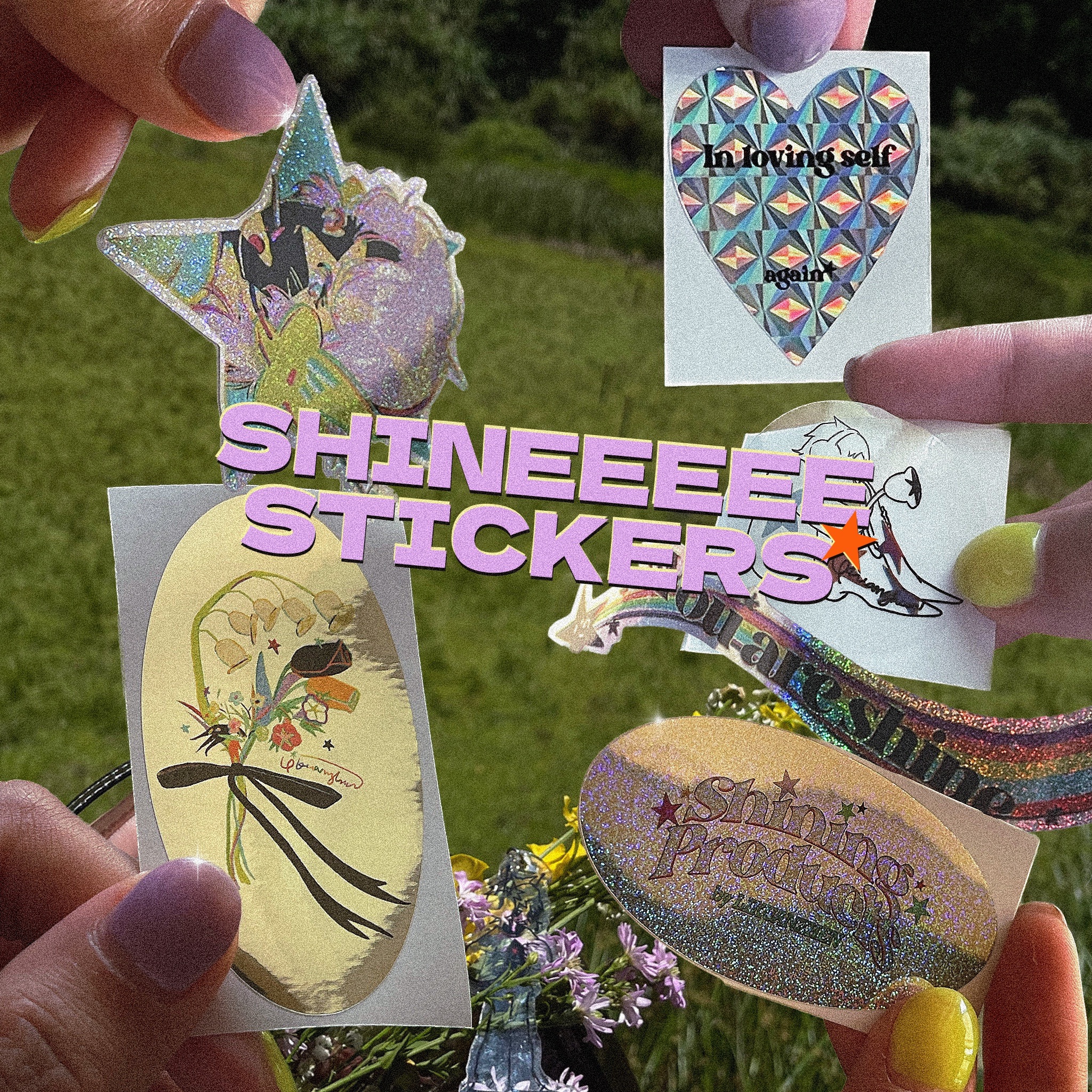 Shineeeee Stickers 閃亮貼紙組