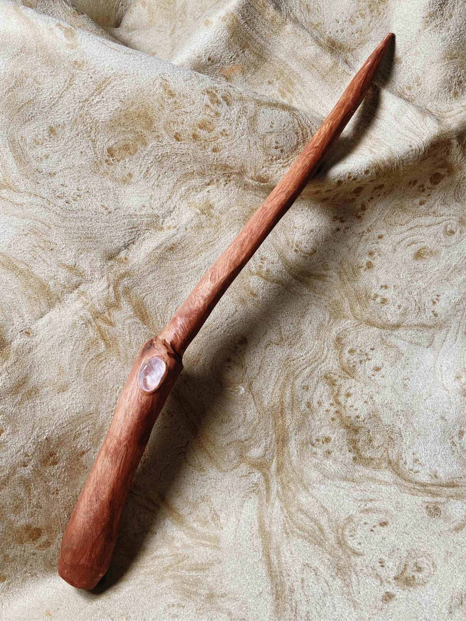 限量手工檜木魔杖-31cm