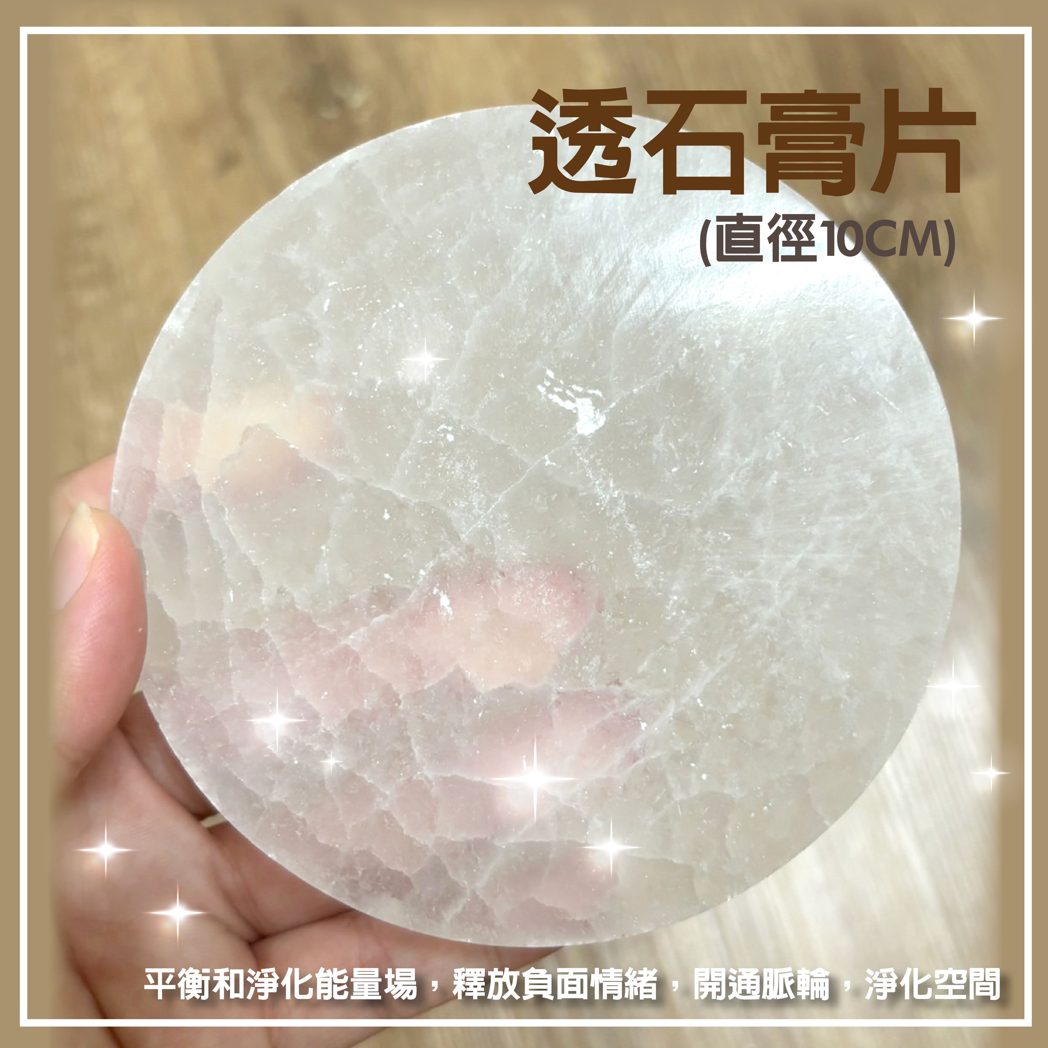透石膏片（直徑10cm）