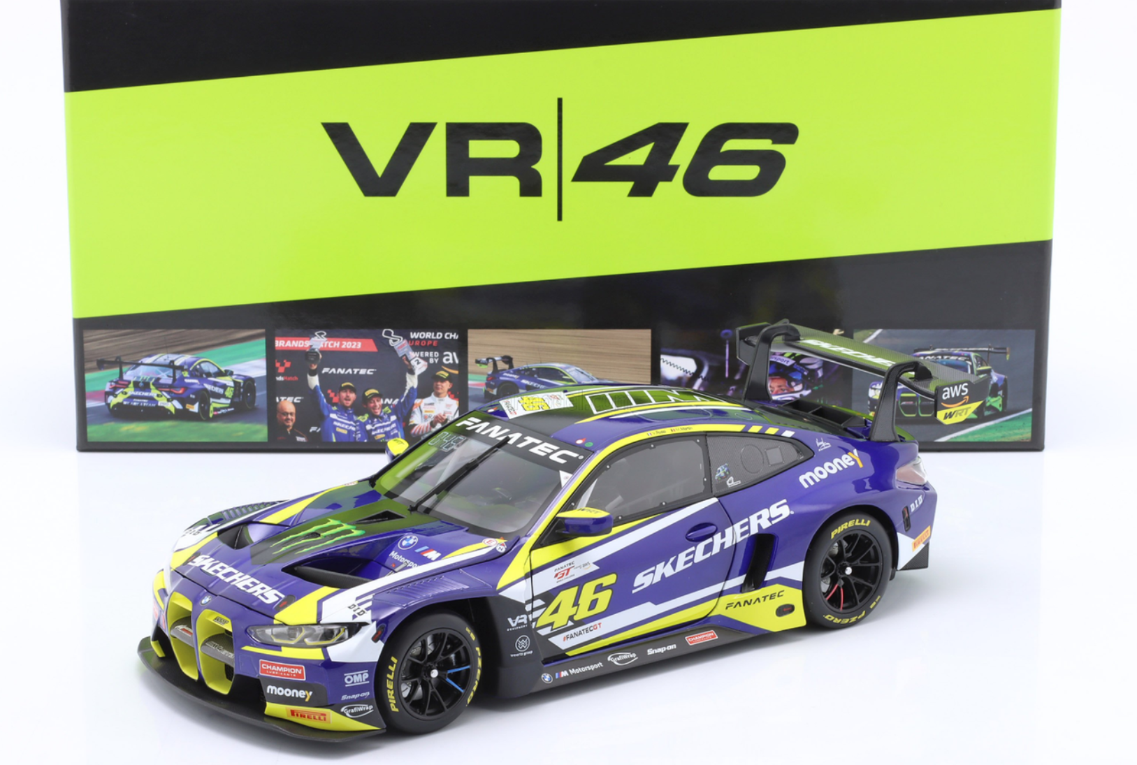 Minichamps BMW M4 GT3 #46 V.Rossi 2023 1/18
