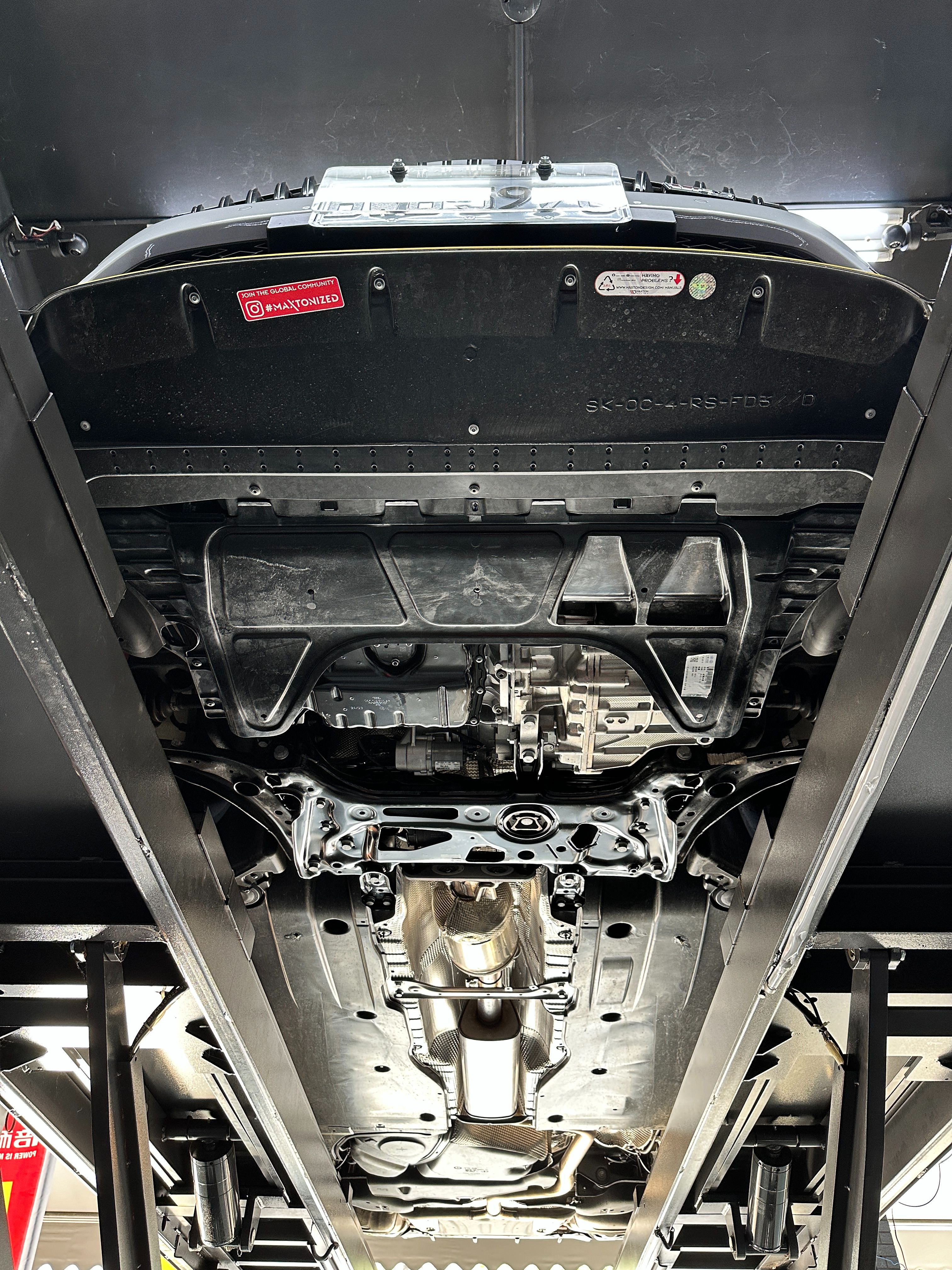 Octavia4/4.5 清涼下護板套件/變速箱撞風/散熱/台中安裝/大型無寄送/MQB 引擎前下護板