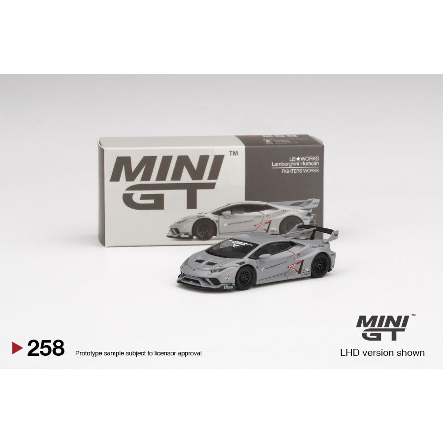 MINI GT 258 藍寶堅尼 Huracan GT 小牛 戰鬥灰 LBWK MINIGT