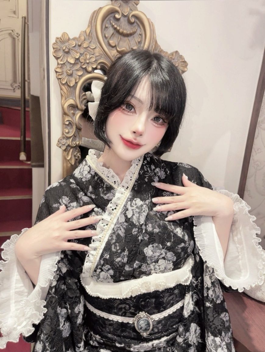 🖤 蕾絲和服拍 🤍