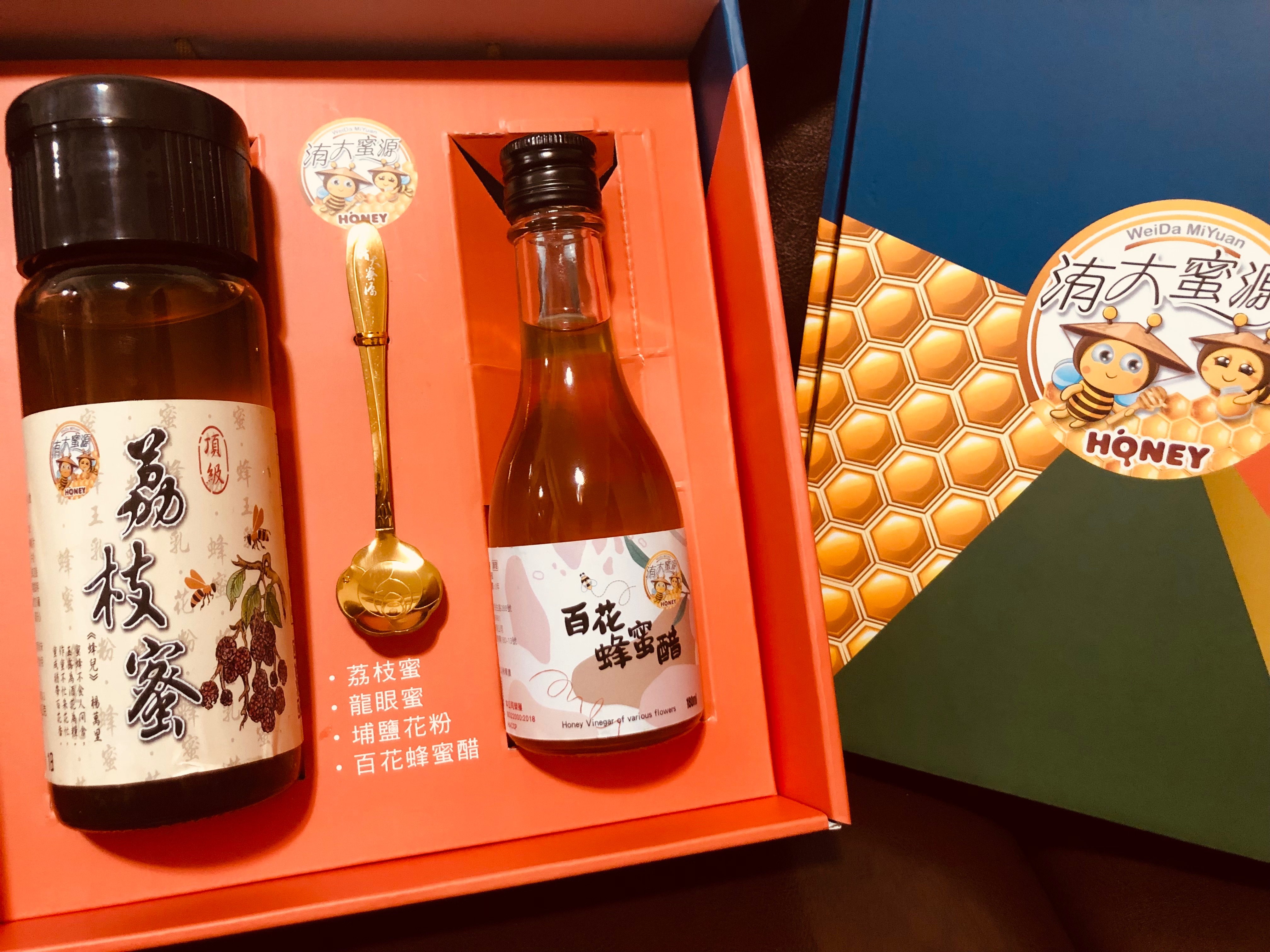 100%蜂蜜年節禮盒-醋蜜人生2入組