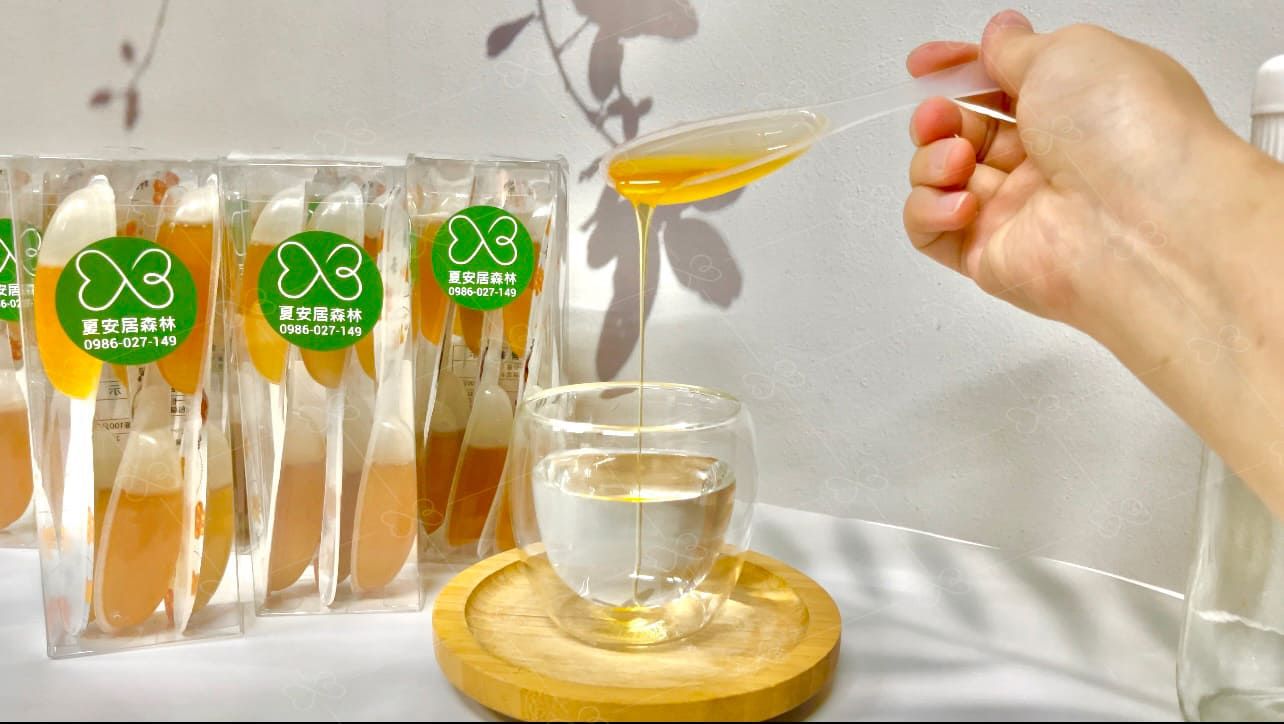 【夏安居森林農場】 隨身攜帶式湯匙蜂蜜（6入裝/盒） | 100%台灣森林蜂蜜