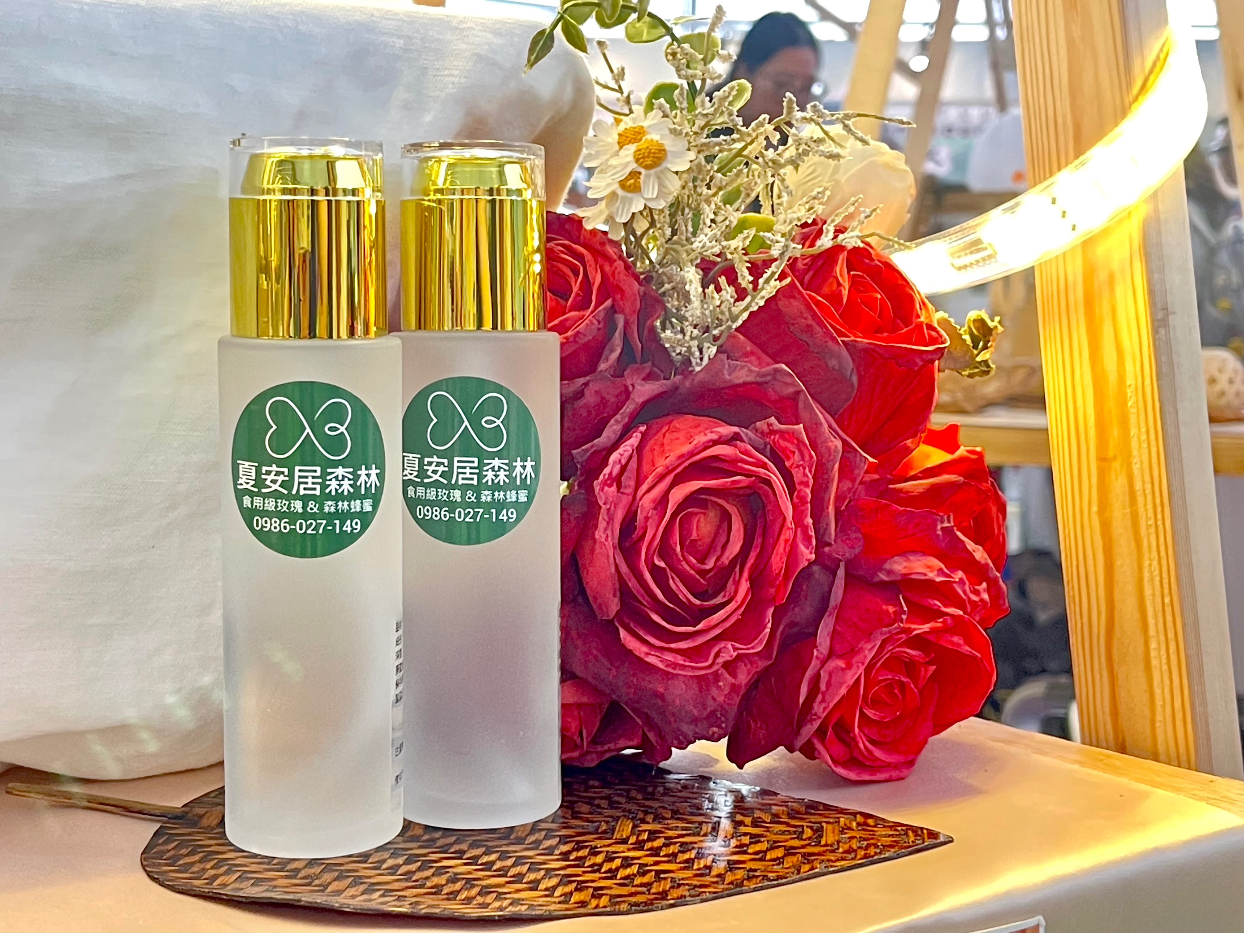 【夏安居森林農場】100%天然玫瑰晶露｜100% Natural Organic Rose Hydrosol