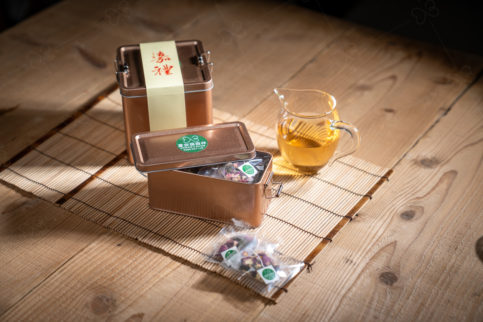 【夏安居森林農場】MIT烏龍玫瑰茶禮盒｜TAIWAN Rose Oolong Tea Gift