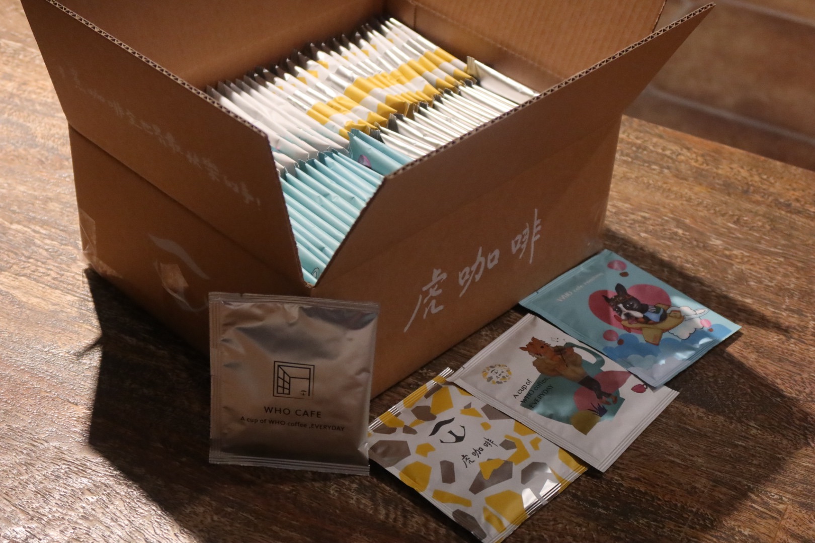 虎咖啡WHO COFFEE 極簡濾掛組80入盒裝