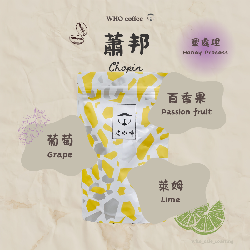 哥斯大黎加 蕭邦 葡萄乾蜜處理