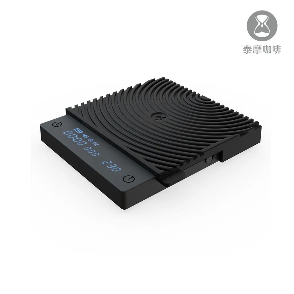 泰摩 黑鏡 Mini 咖啡電子秤 黑色