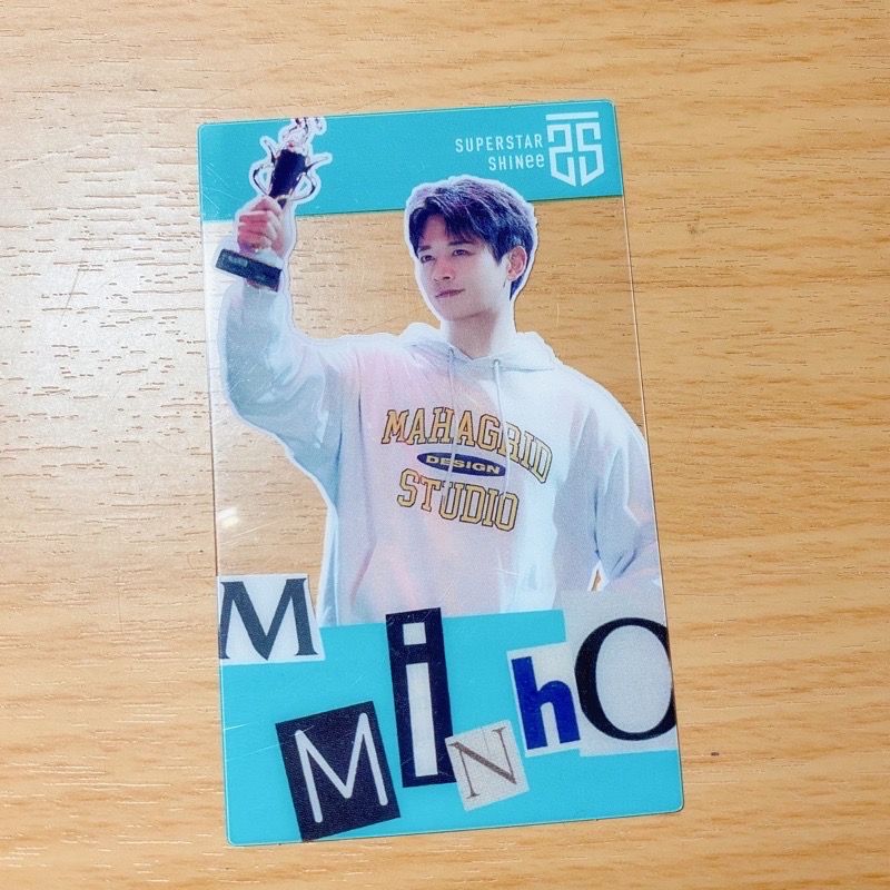 SHINee SUPERSTAR 日專 通路特典 珉豪透卡