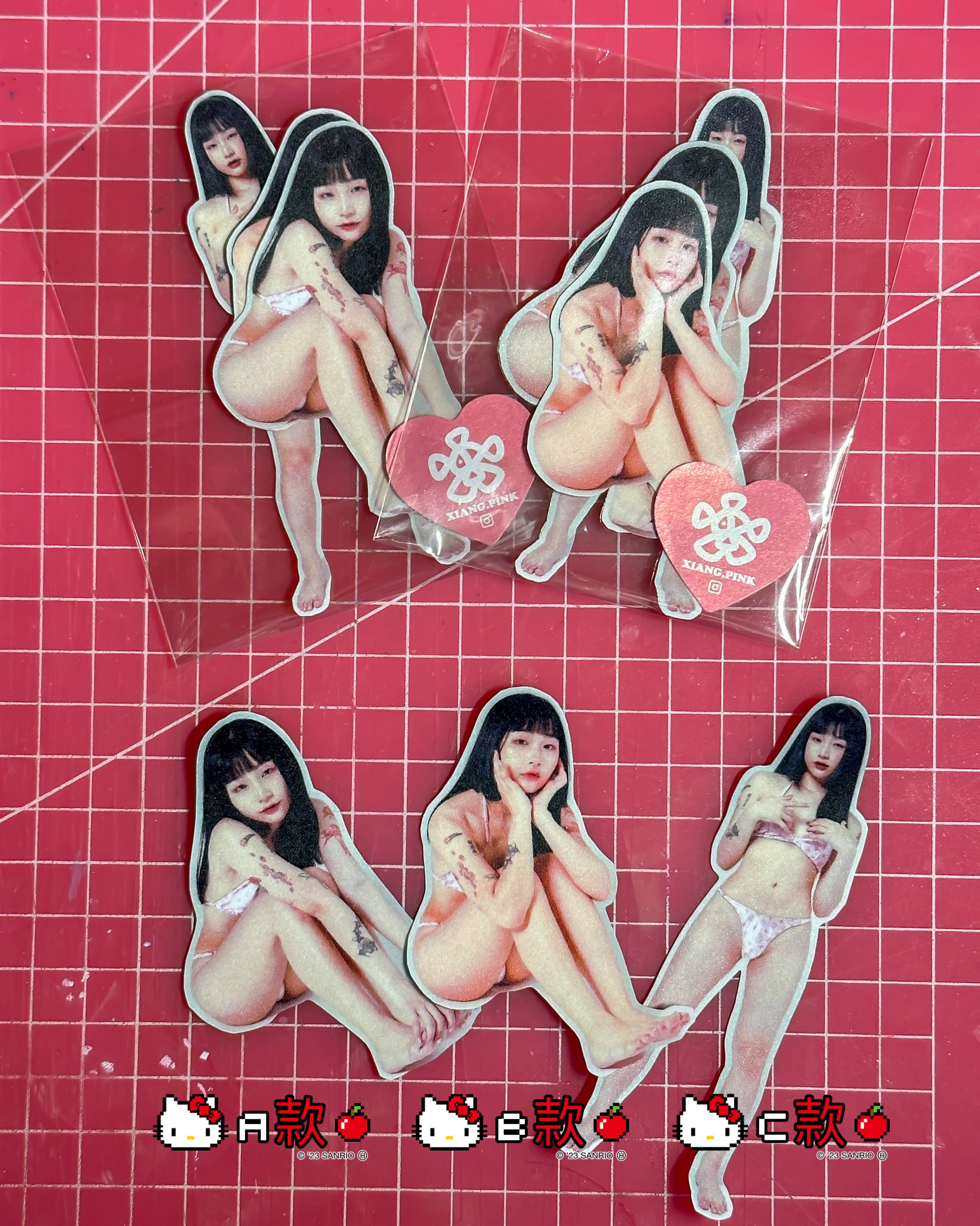 👙 泳裝辣妹PVC防水貼紙 👙