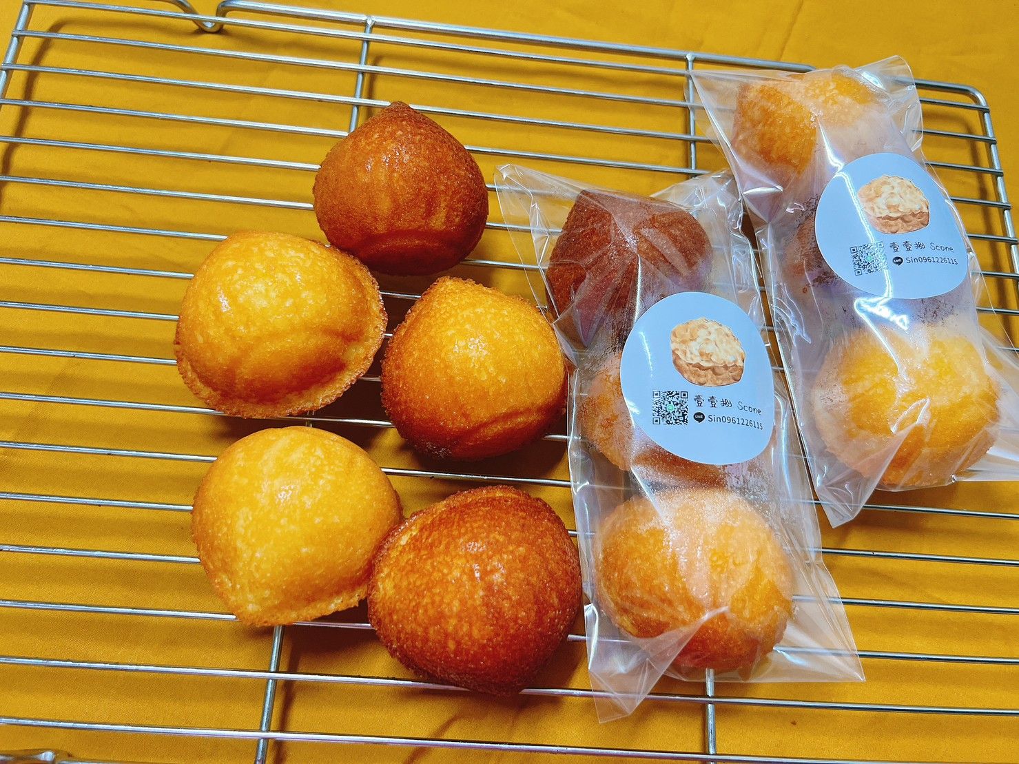栗子造型瑪德蓮6入