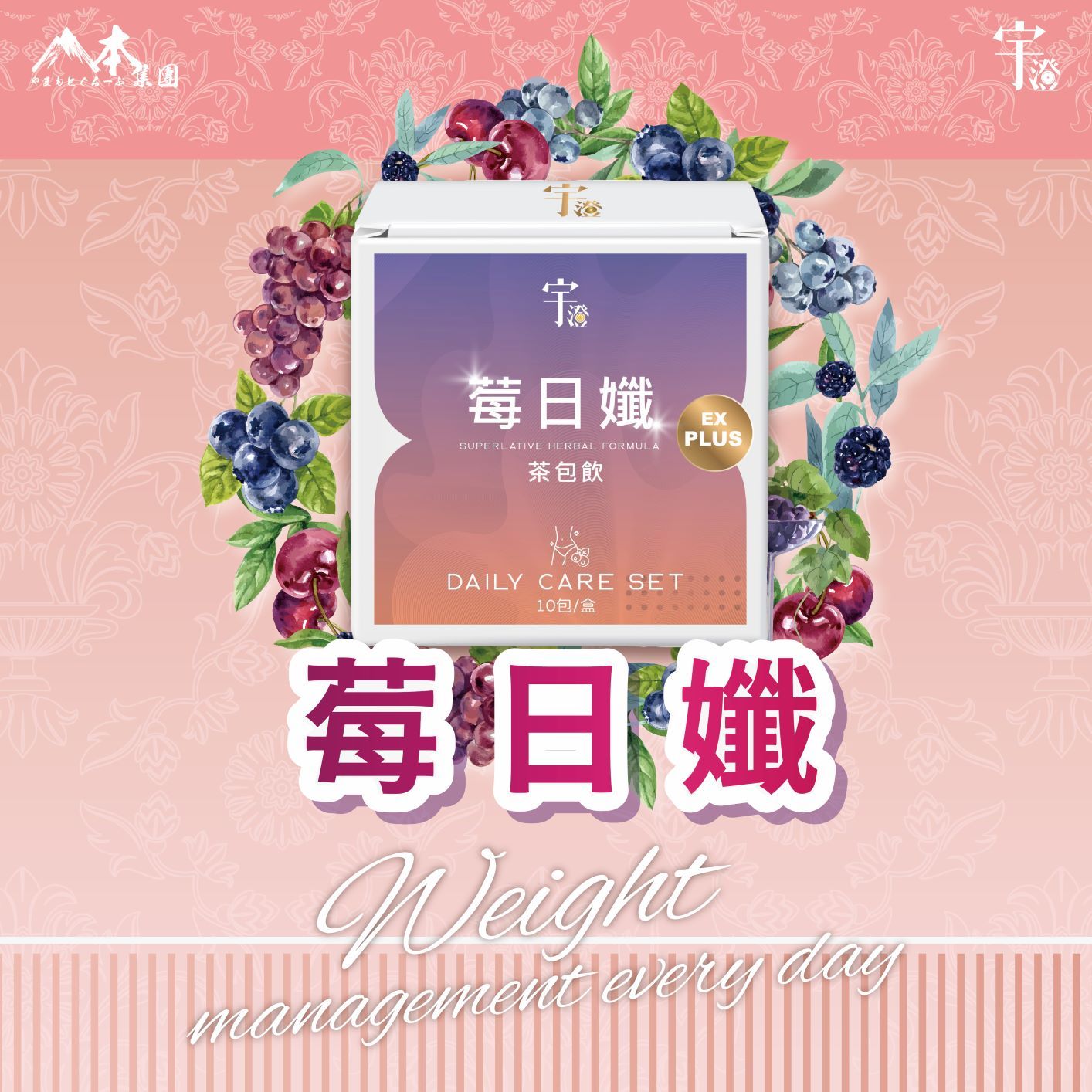 莓日纖茶包飲1盒/10包