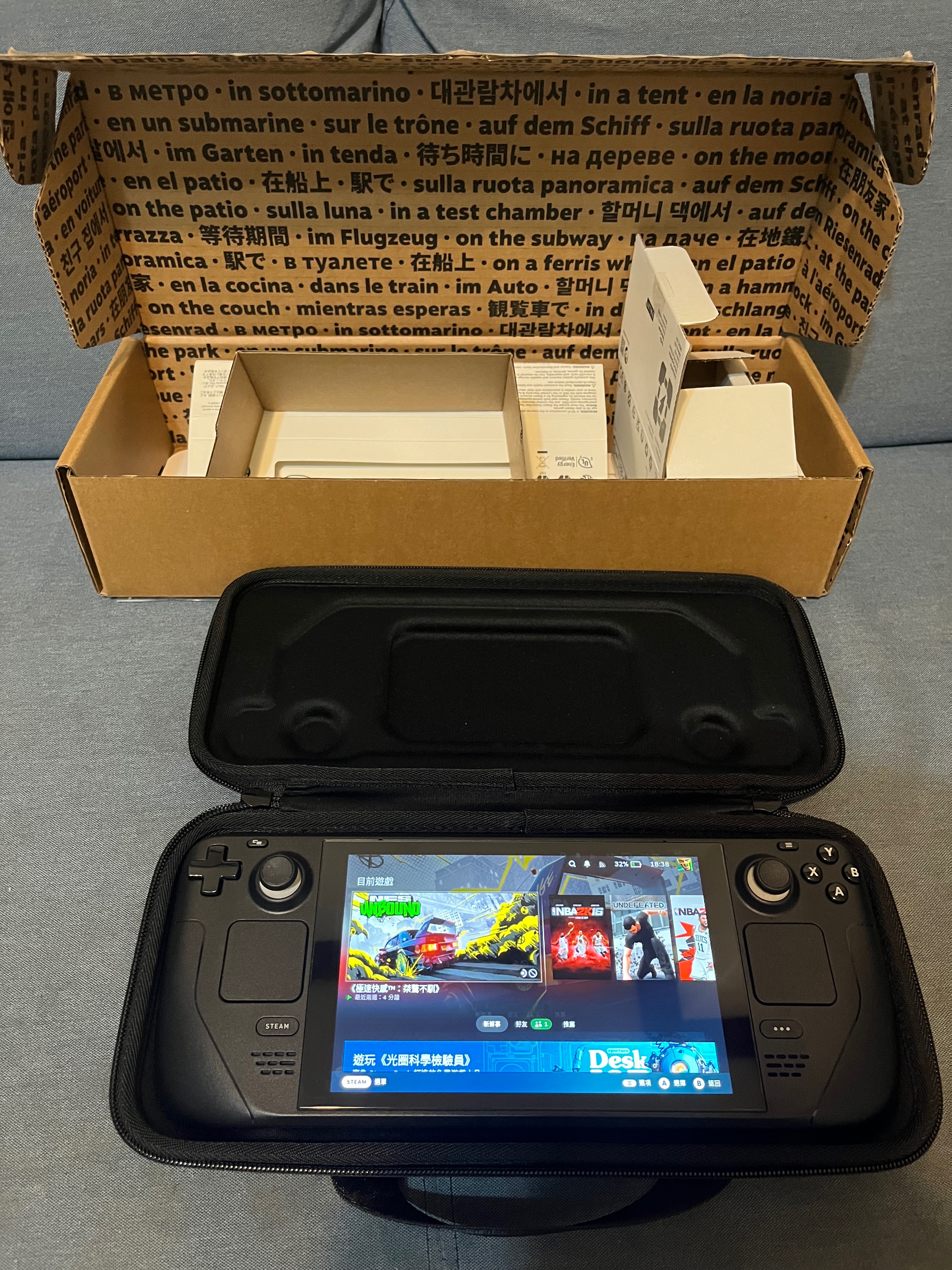 steam deck 256gb 附記憶卡256gb