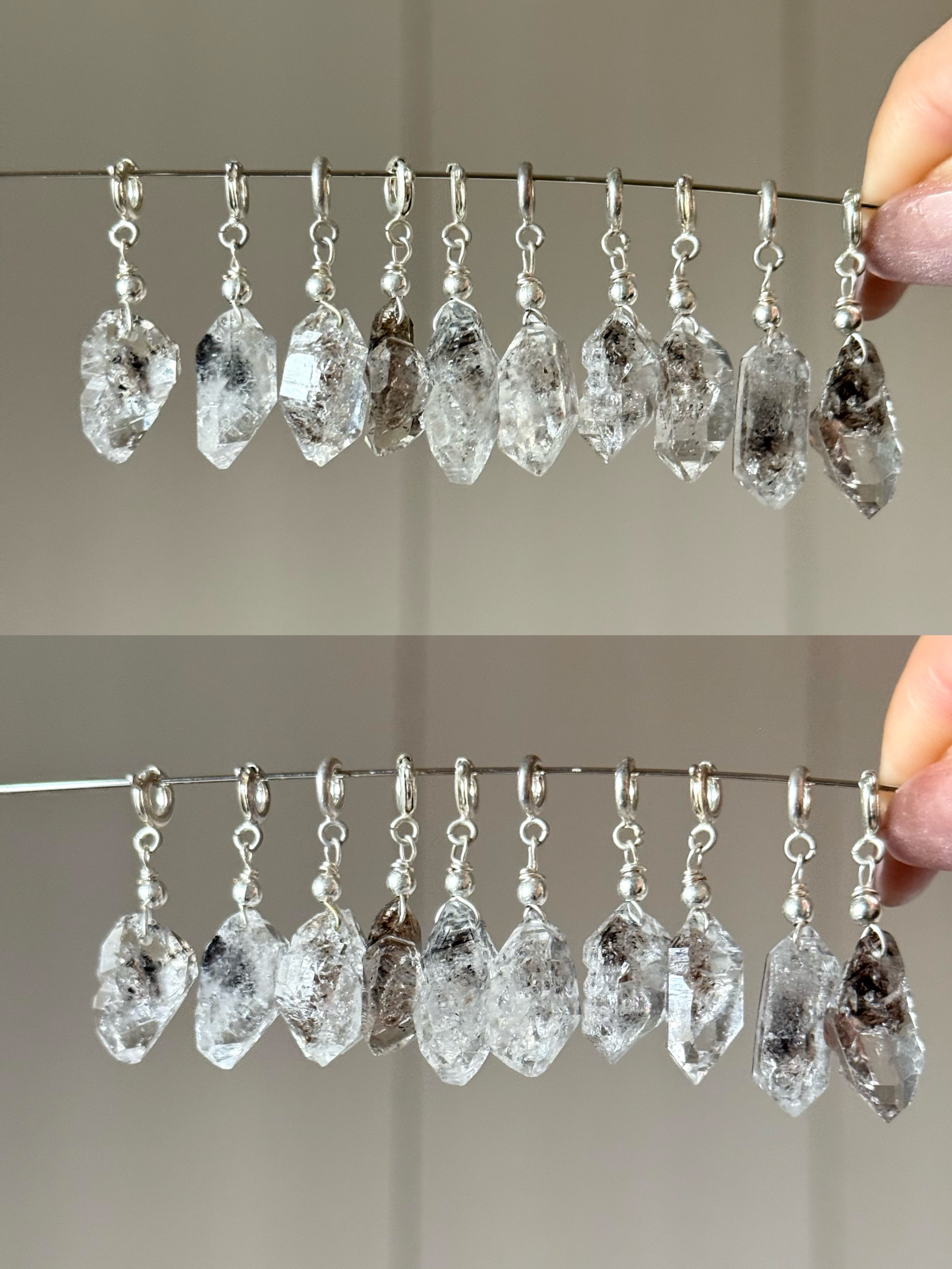 油膽閃靈鑽切面 吊墜任意扣