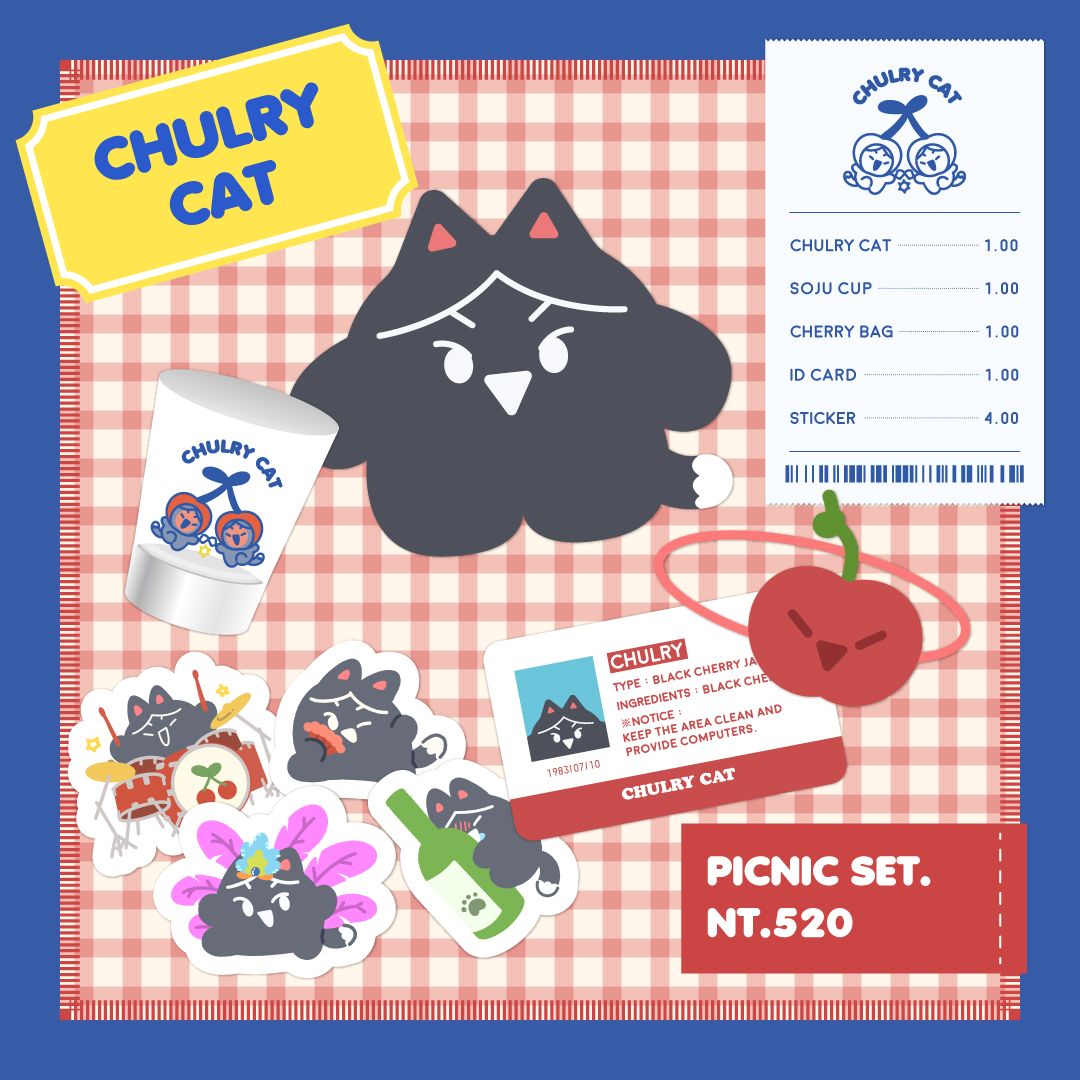 [預購下單處] CHULRY CAT 櫻桃小貓＆拿鐵小貓