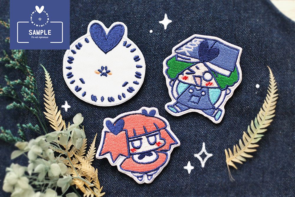 小精靈刺繡別針