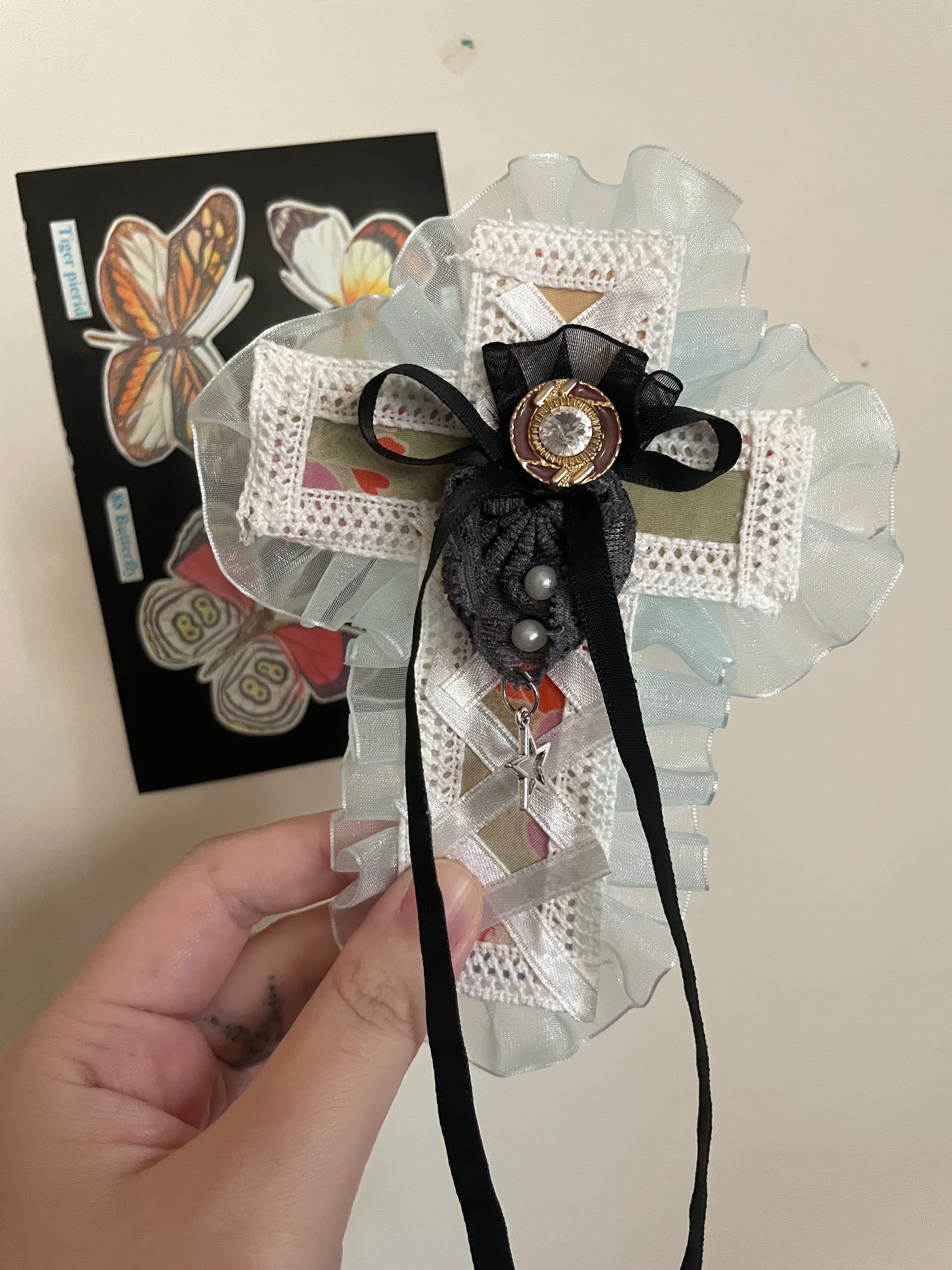 十字 大髮夾