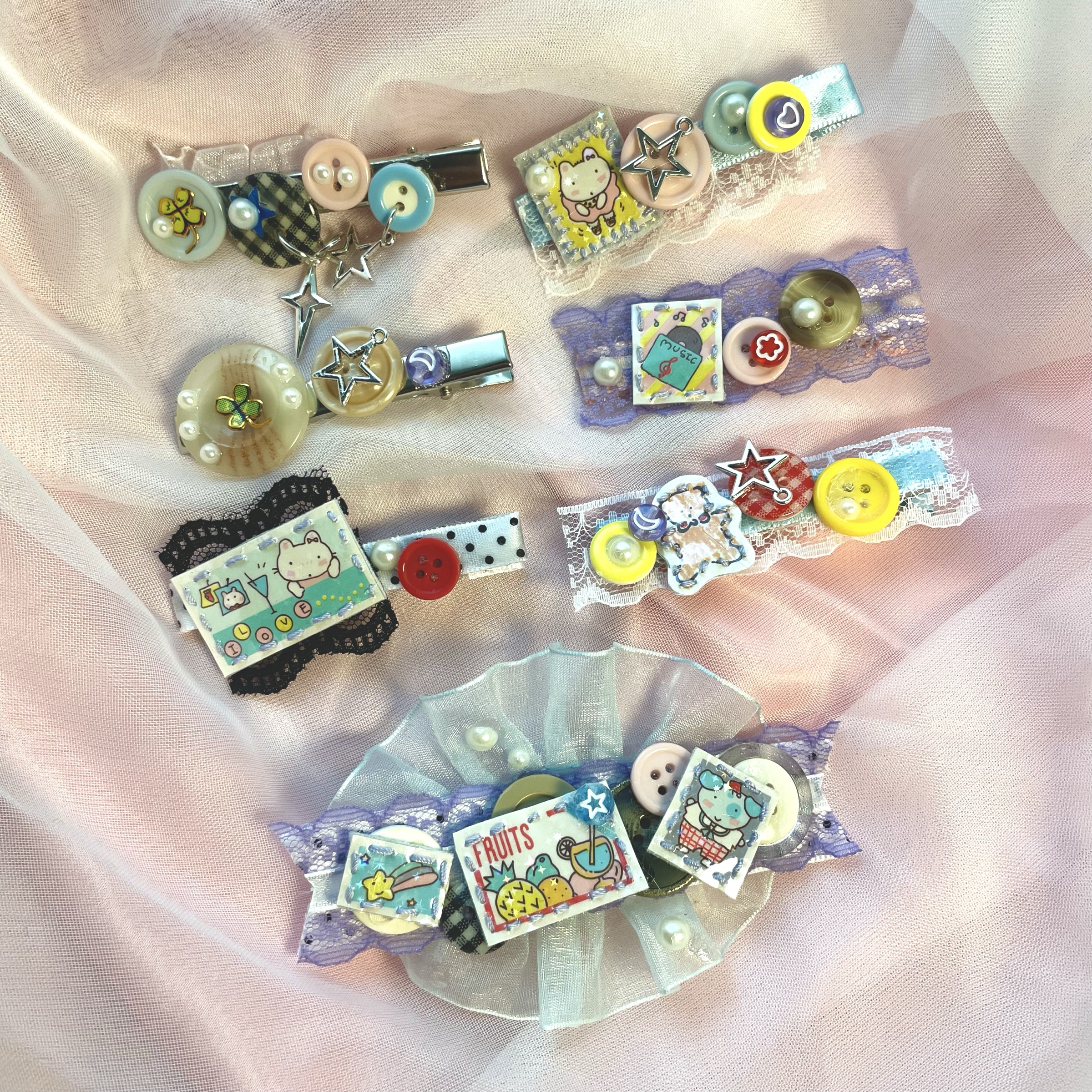 推薦✨古早貼紙瀏海夾｜6/10特價中