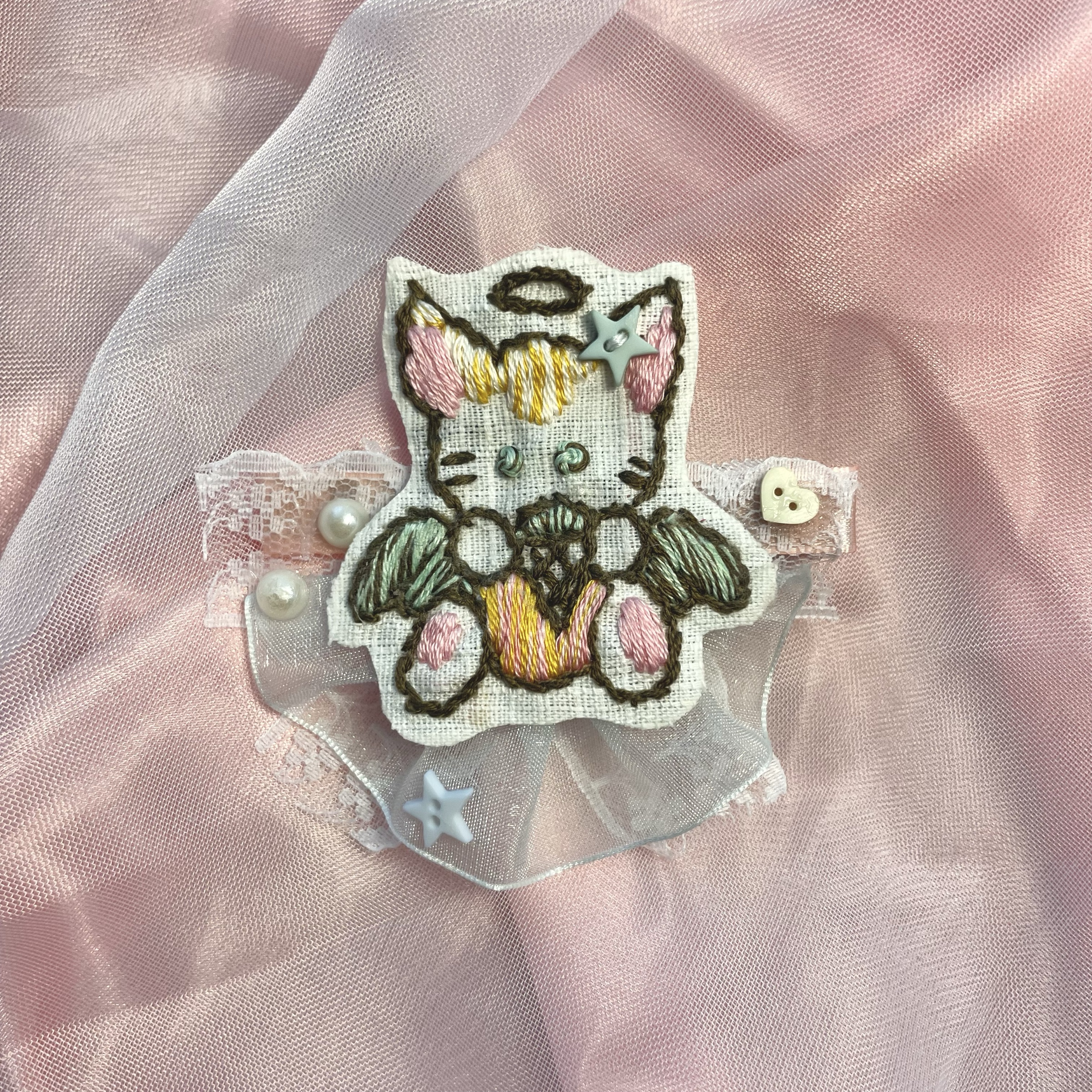 薄巧天使貓🍨髮夾