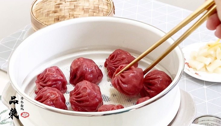 全素食-打拋辣味蒸餃