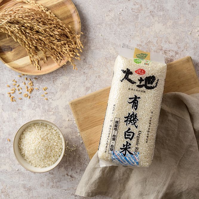 【池上大地】有機白米（1.5 kg）_ 超取限三包