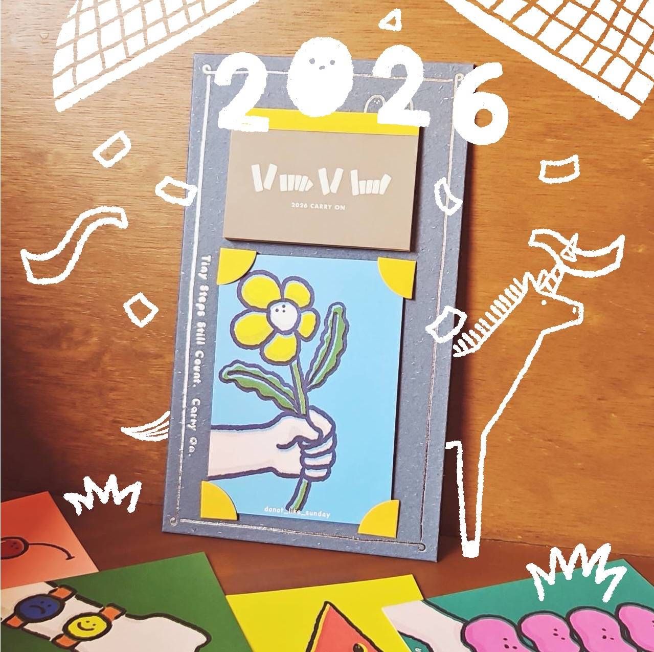 2026 Carry On 掛曆 / 月曆