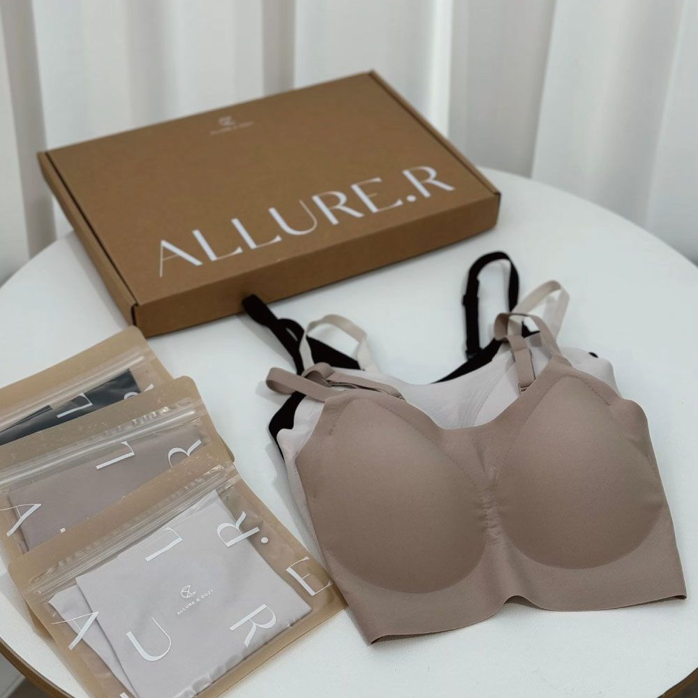 輕柔無痕內衣+內褲成套組（現貨）