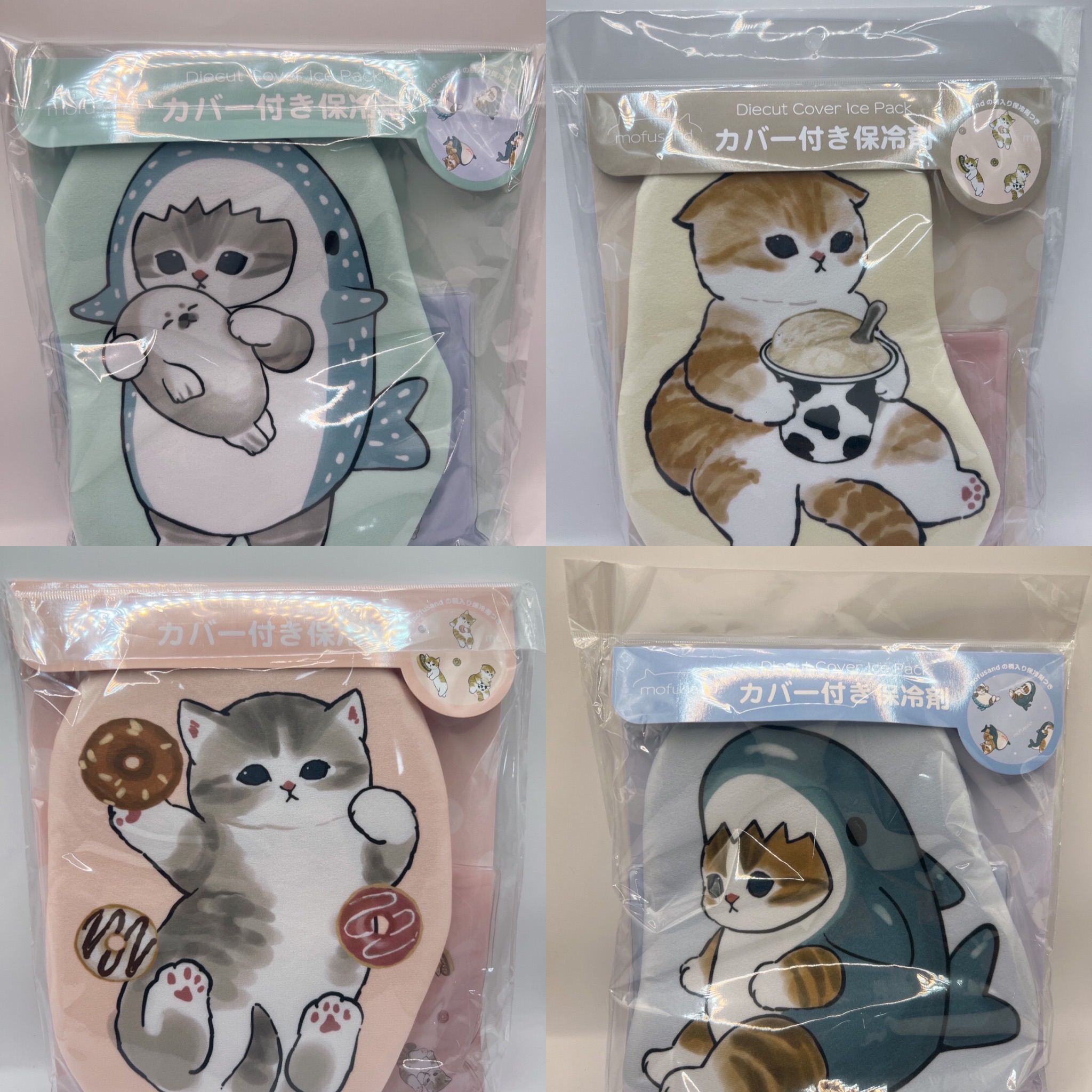 ￼［快速出貨］日本代購 福貓珊迪 保冷袋 鯊魚珊迪 貓咪甜甜圈 貓咪甜甜圈 珊迪海豹