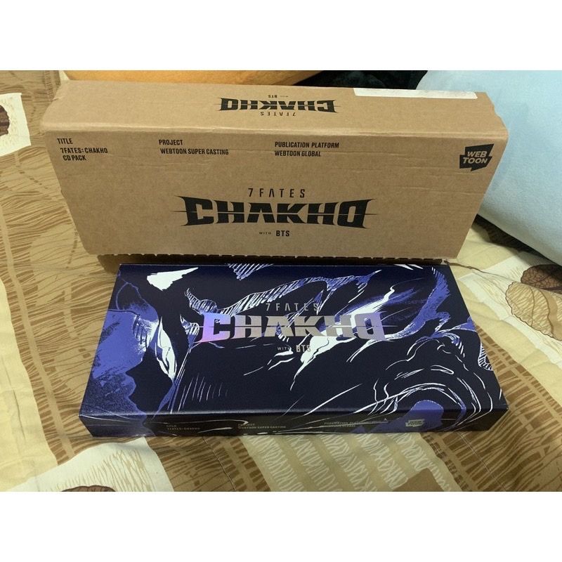 LINE WEBTOON 《7FATES：CHAKHO》 BTS OST 專輯 貼紙 鑰匙圈 ARMY 韓國漫畫