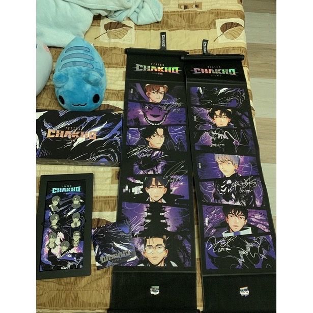 LINE WEBTOON BTS 防彈少年團 韓國漫畫7FATES: CHAKHO_ 角色徽章＆掛報組合