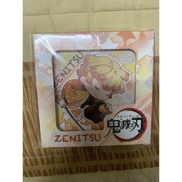 MUSE 木棉花 鬼滅之刃C款  善逸 Q 吸水杯墊 方形