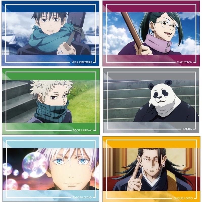 現貨 TOHO 咒術迴戰 劇場版 明信片 50入 附盒 周邊 夏油傑 里香 五條悟 狗卷棘 乙骨憂太 虎杖 伏黑惠 真希