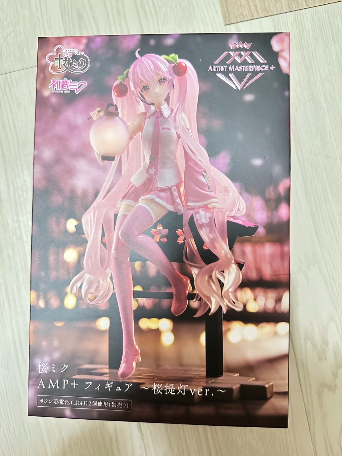 日版 初音未來 櫻初音 初音 櫻提燈 TAITO AMP 景品 公仔 模型