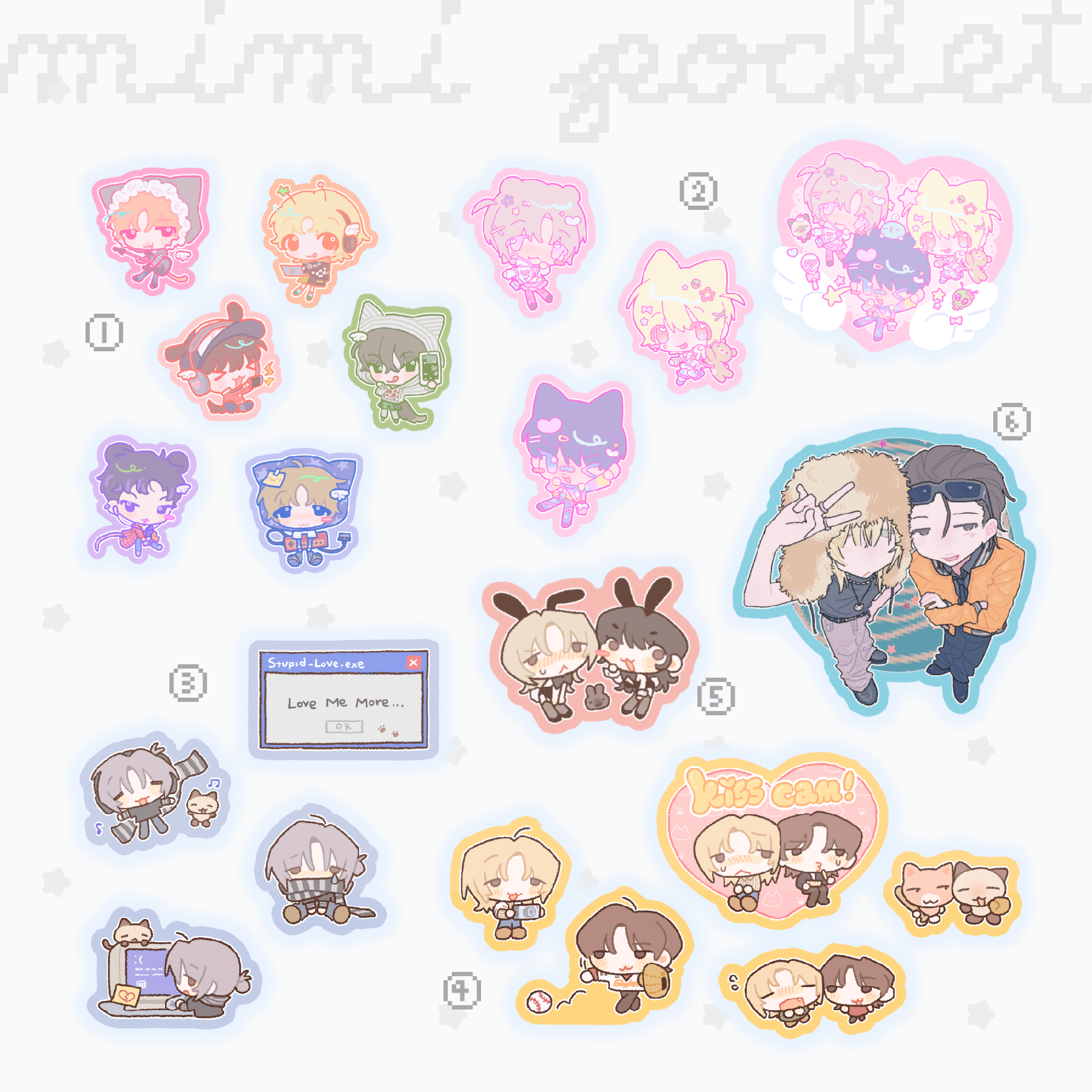 ꒰১ 全斷貼紙 ໒꒱