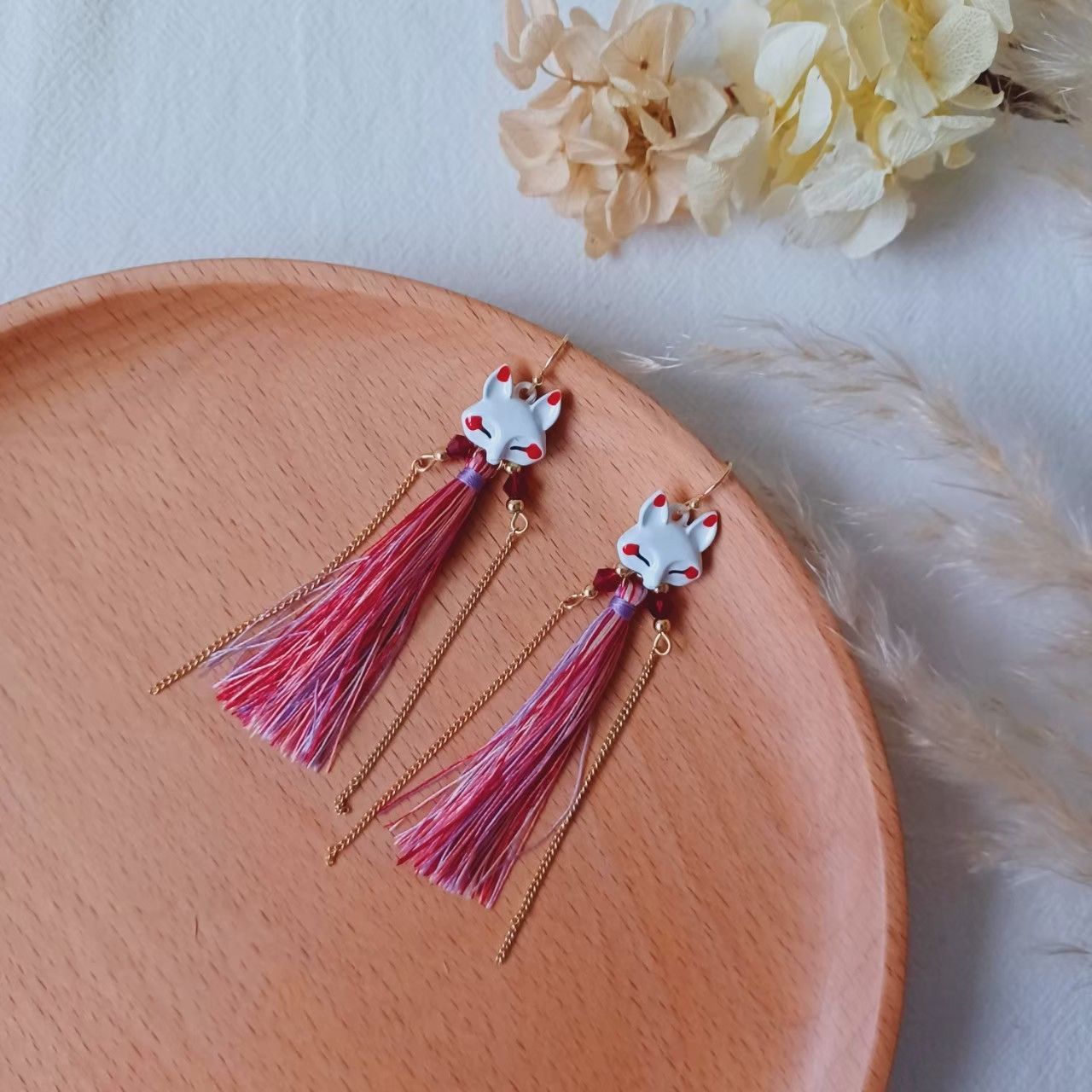 稻荷狐狸祈運——耳環