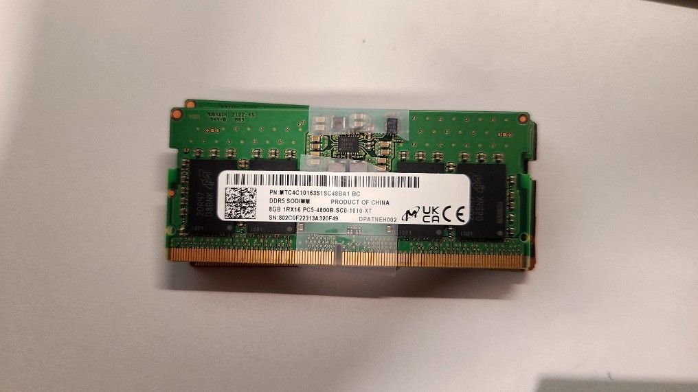 DDR5 4800 8G筆記型記憶體 挑品牌